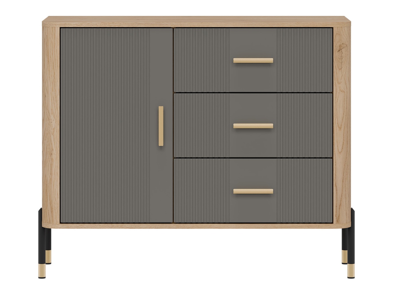 Kommode Flosora 107 (Grau)