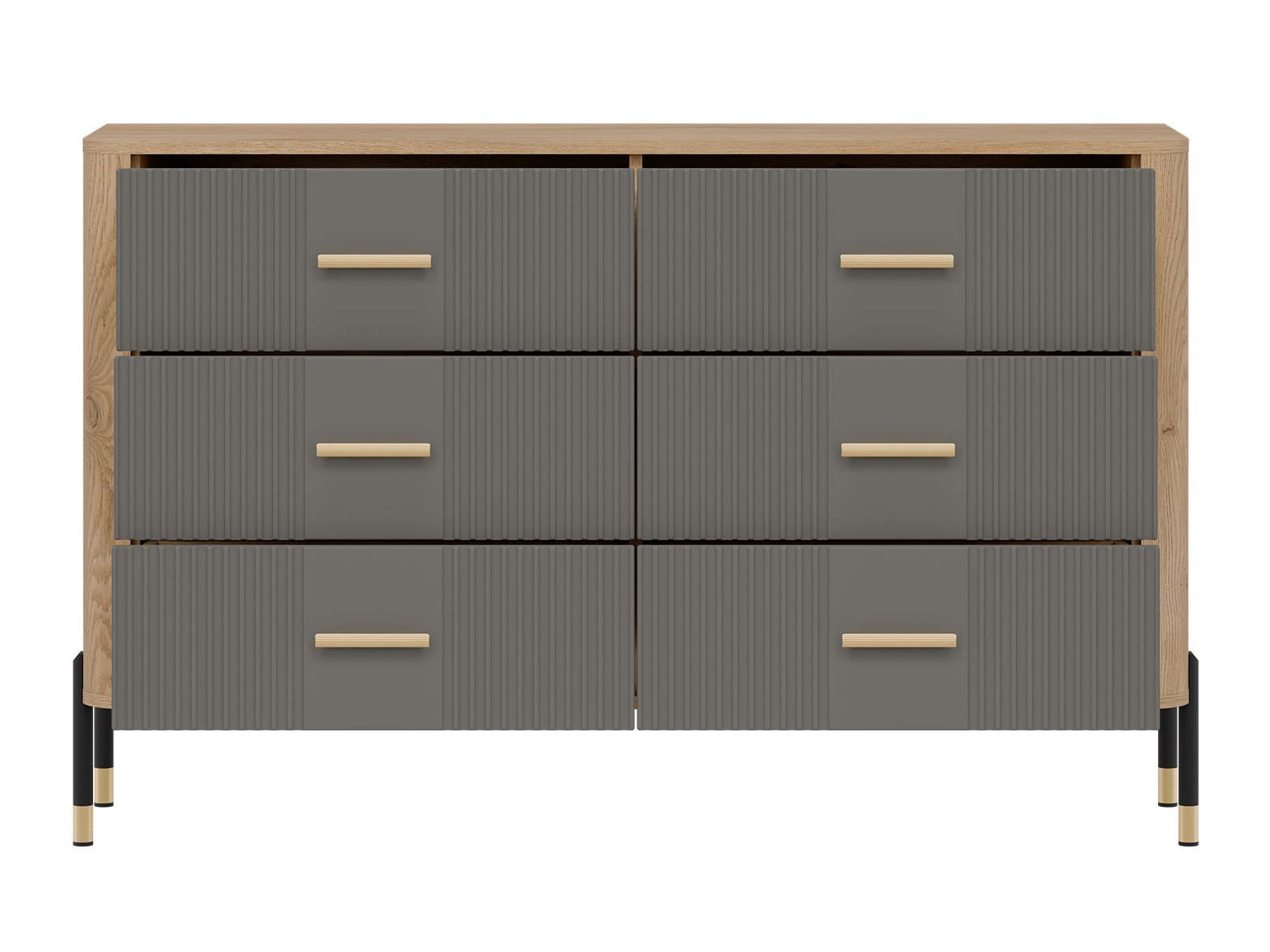 Kommode Flosora 109 (Grau)