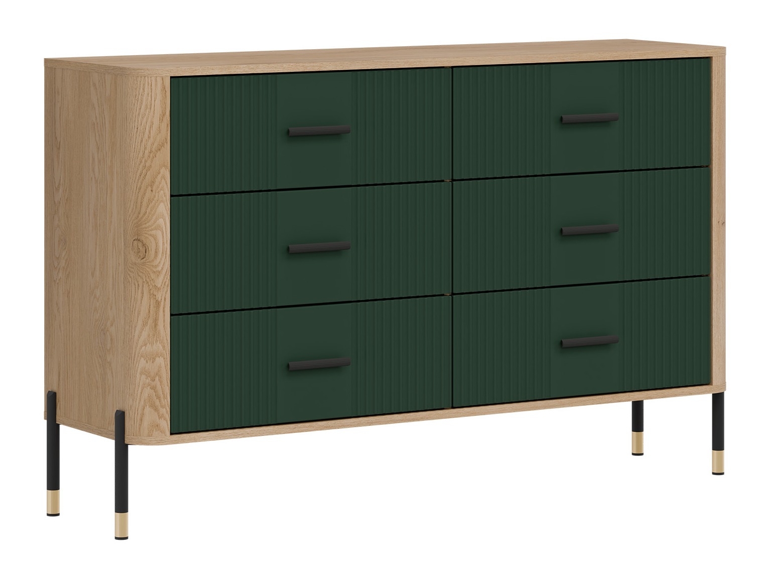 Kommode Flosora 109 (Grün)