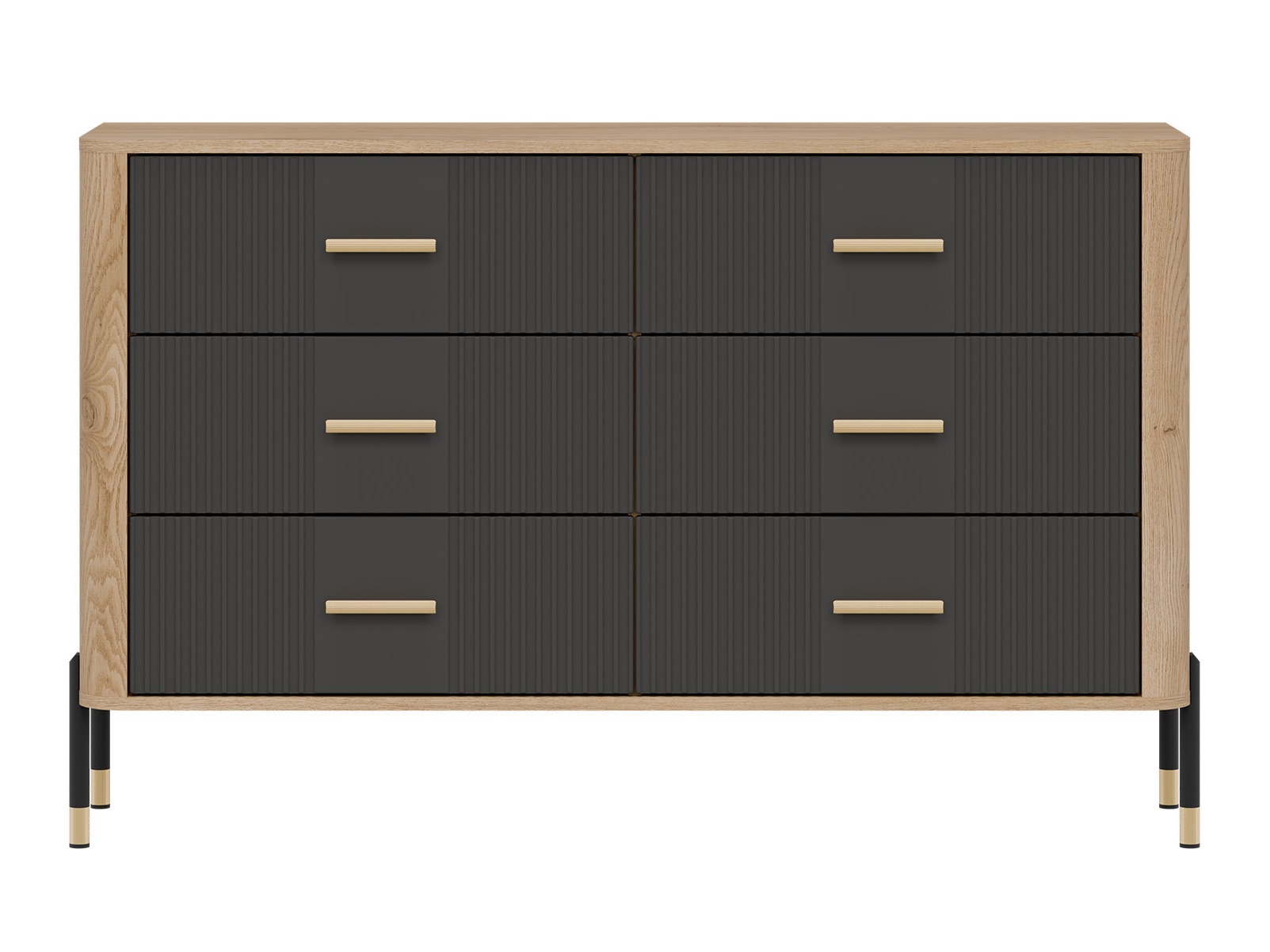 Kommoden Flosora 109 (Anthrazit)