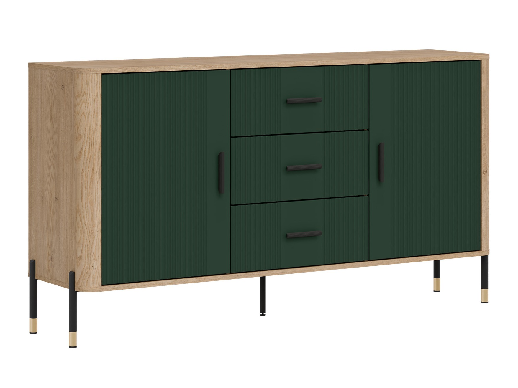 Kommode Flosora 113 (Grün)