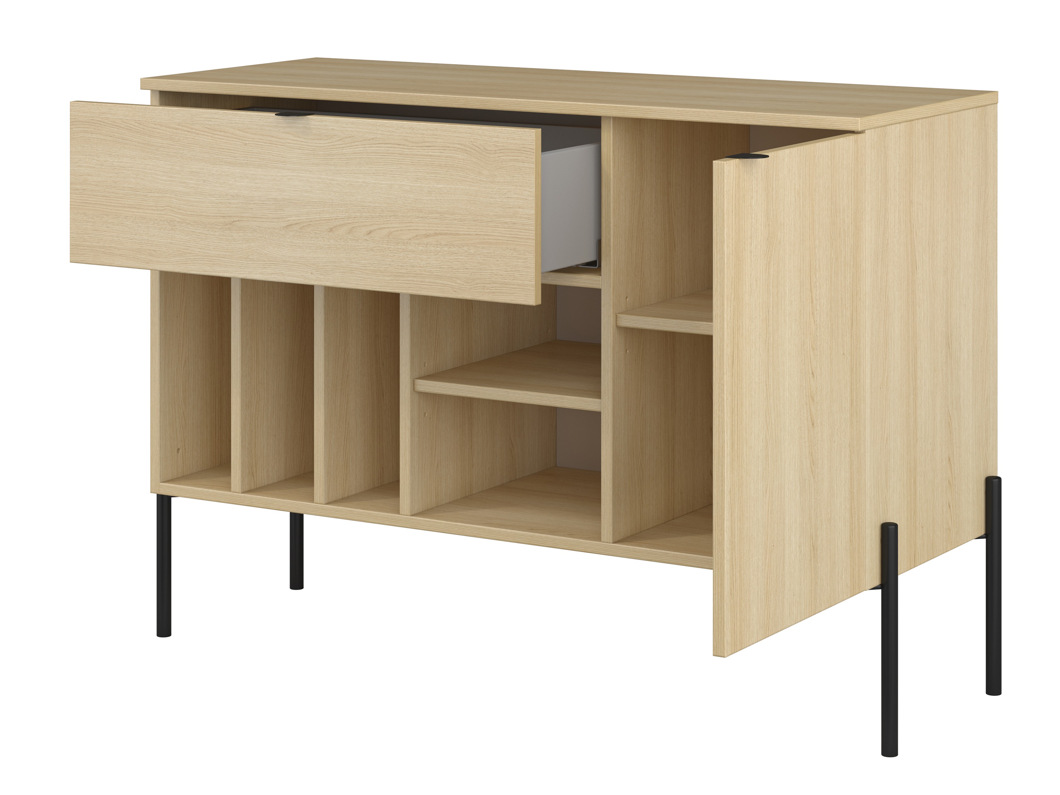 Wohnzimmer-Set Levtenu 118 (Eiche)