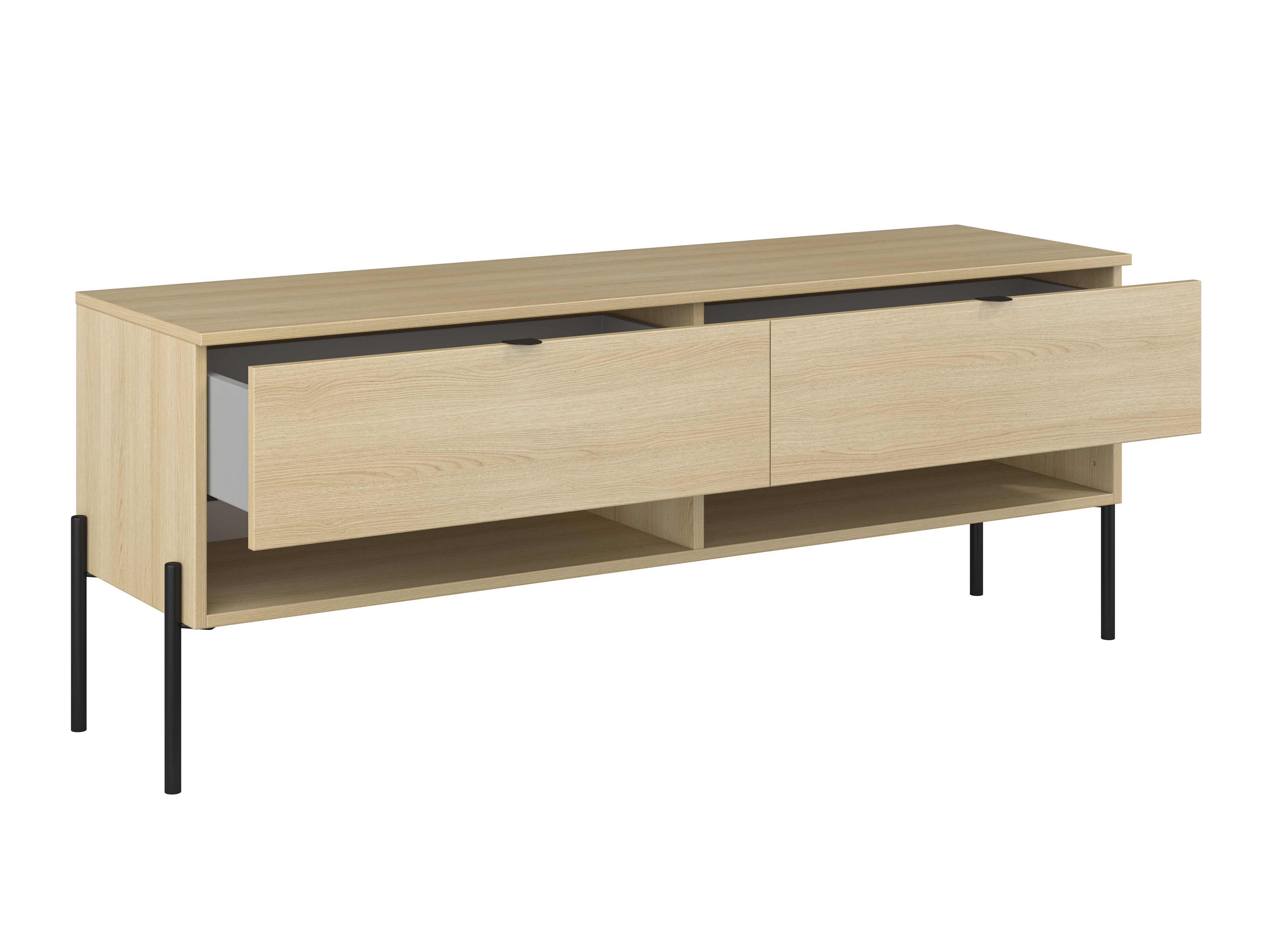 Wohnzimmer-Set Levtenu 118 (Eiche)
