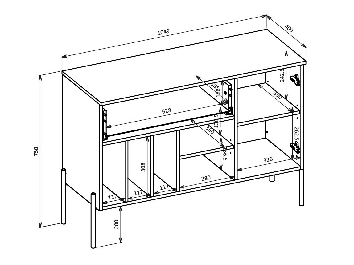 Wohnzimmer-Set Levtenu 118 (Kaschmir)