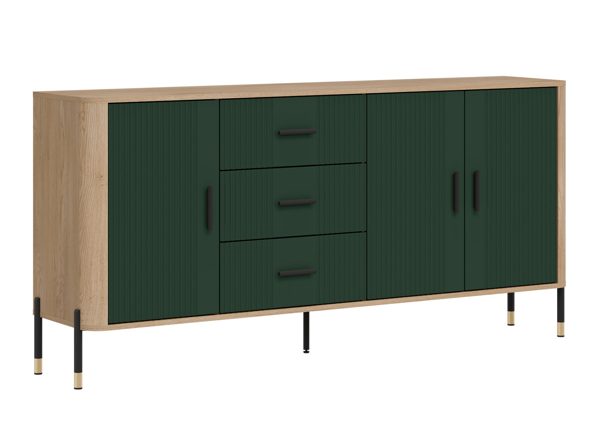 Kommode Flosora 115 (Grün)