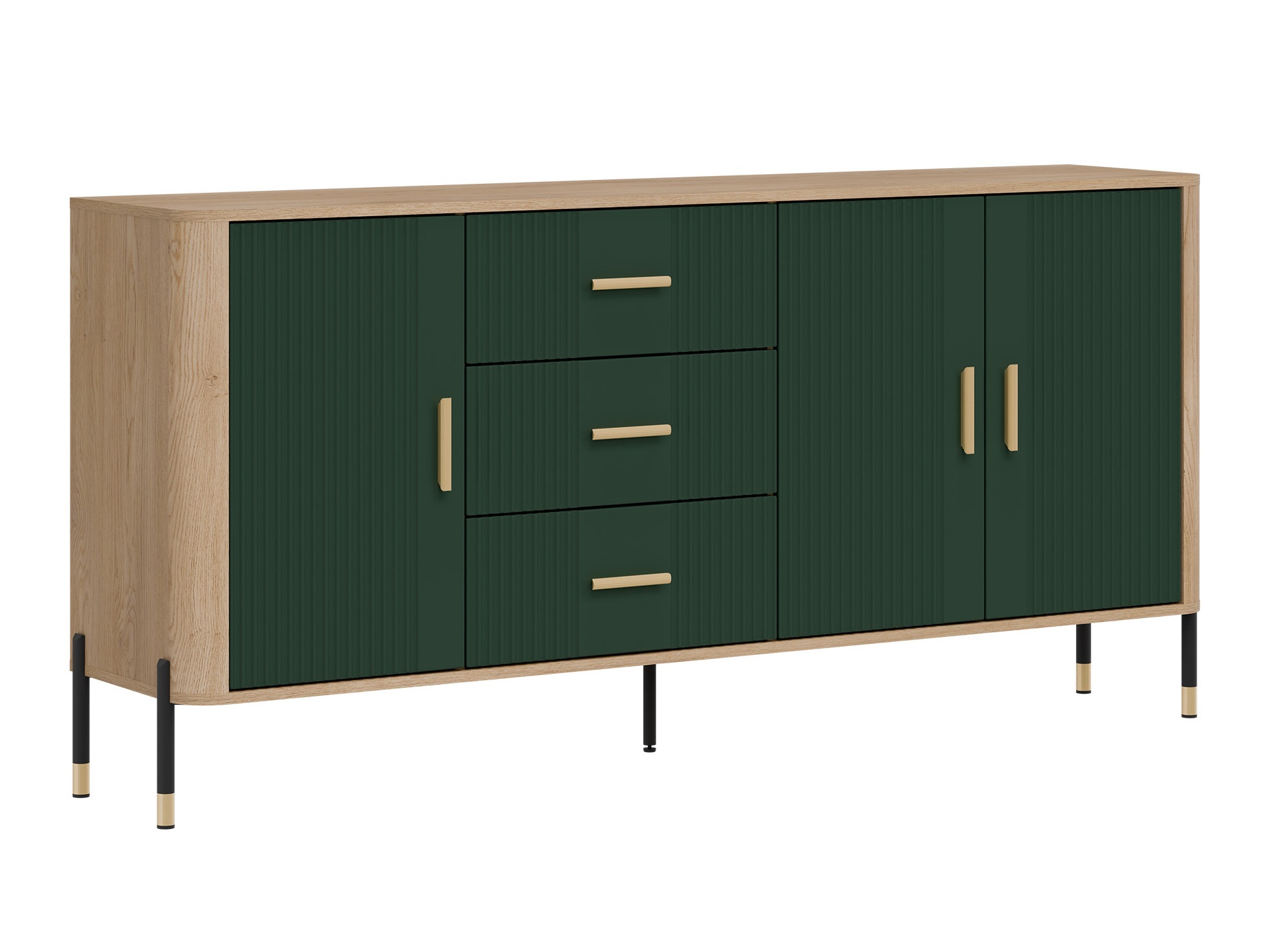 Kommode Flosora 115 (Grün)