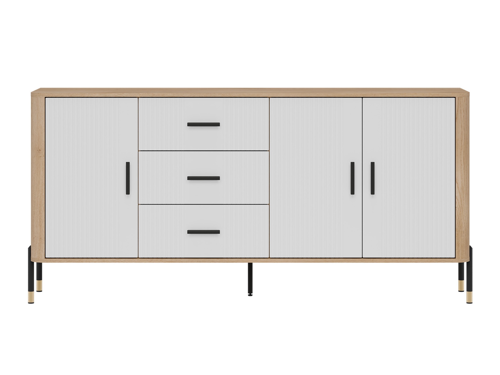 Kommode Flosora 115 (Weiss)