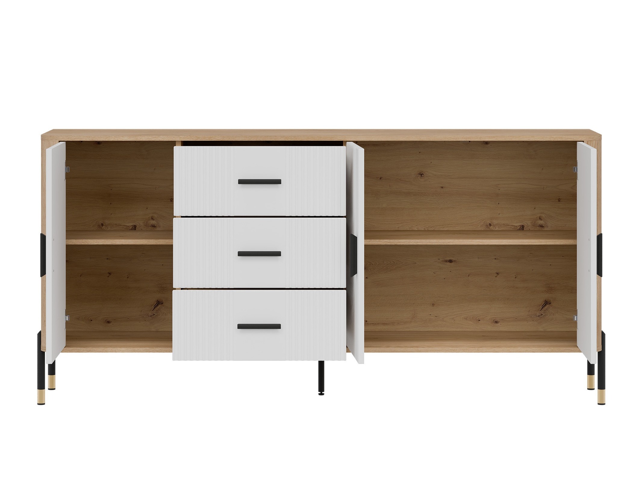 Kommode Flosora 115 (Weiss)