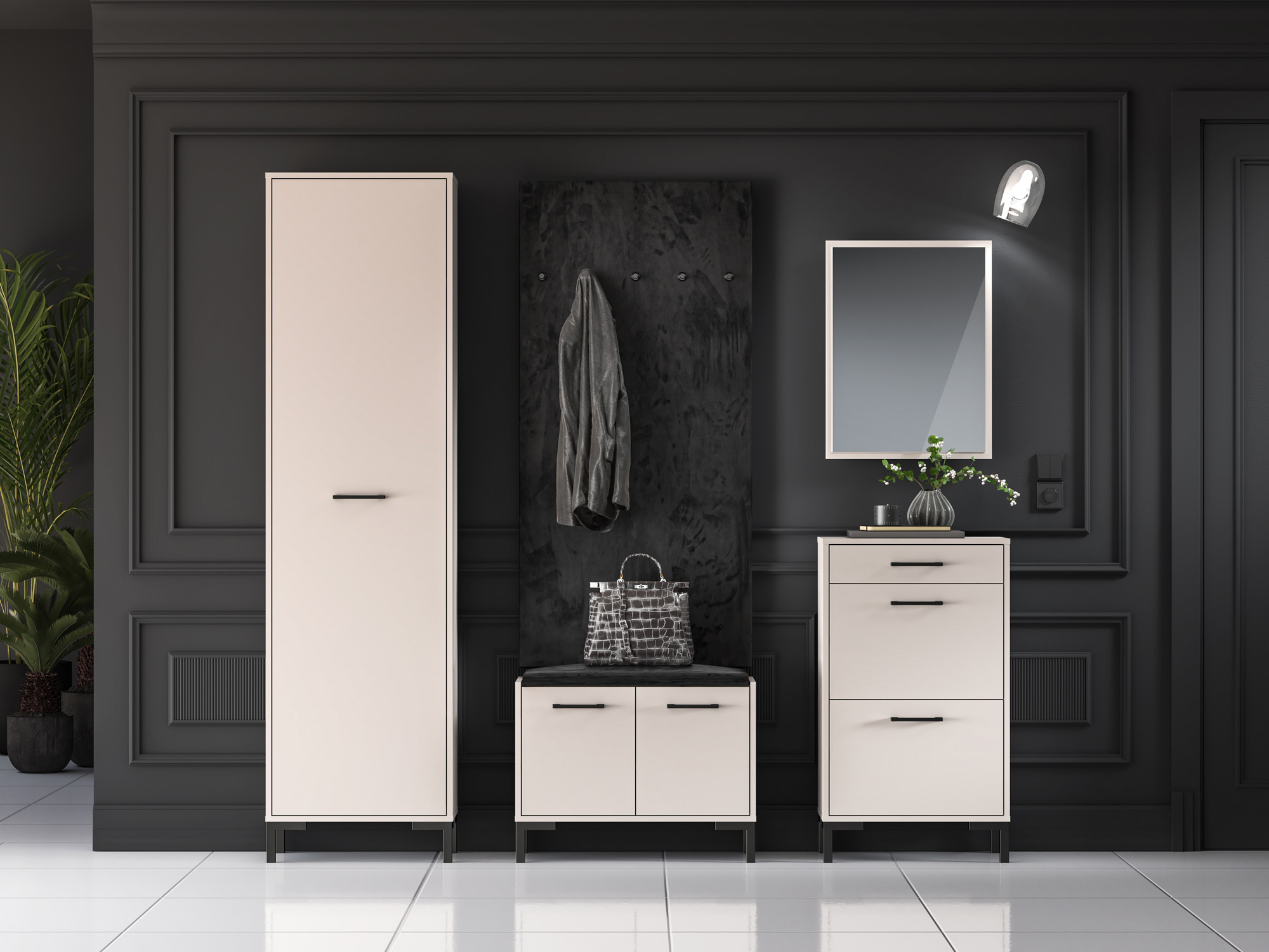 Flurgarnitur Fiolevo 105