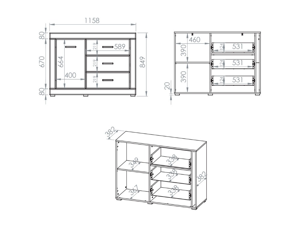 Kommoden Enolevi 103