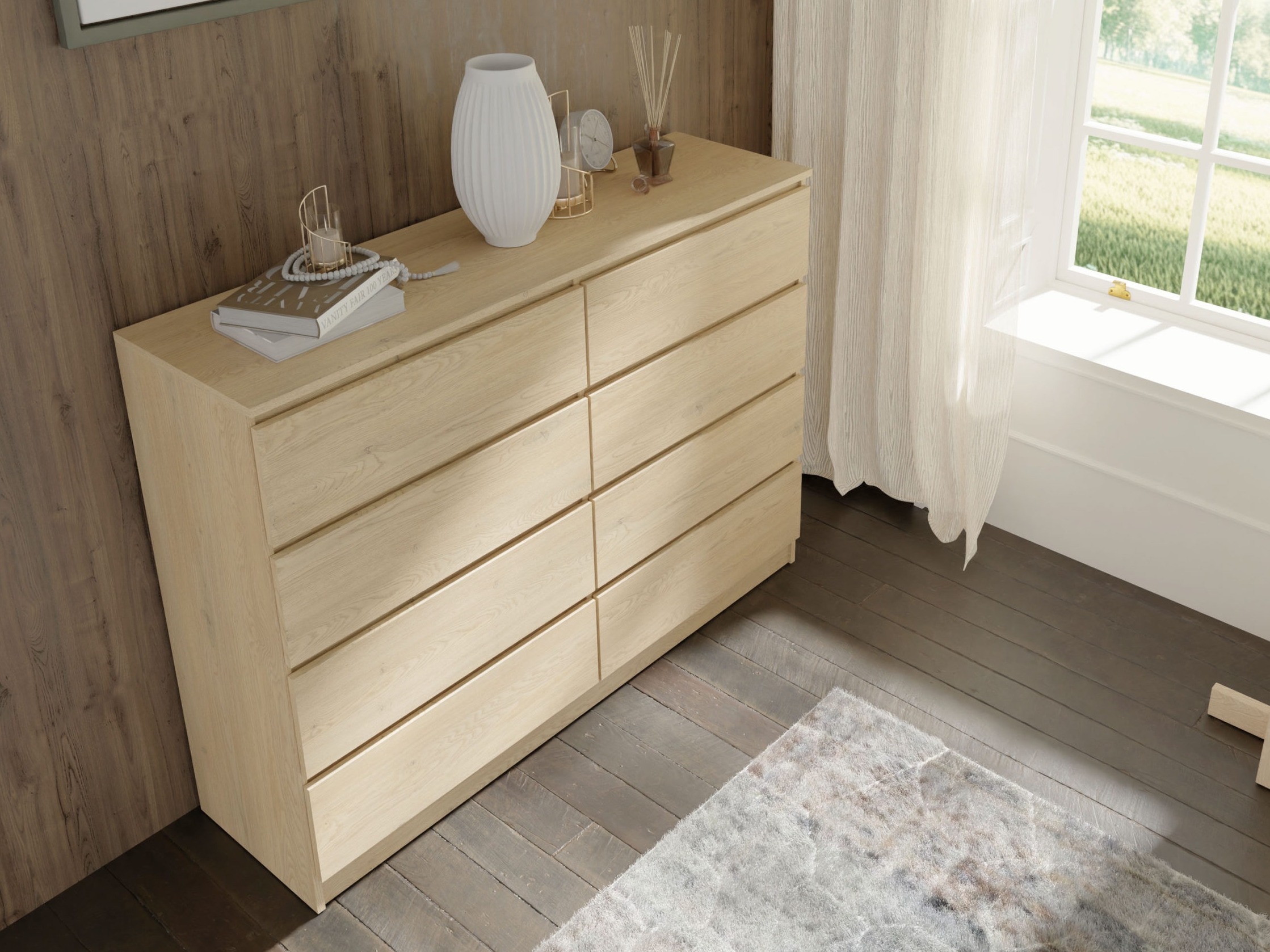 Kommoden Buffalo 197 (Eichenholzoptik)