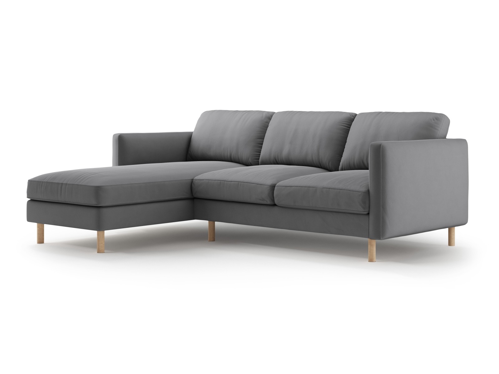 Ecksofa Delavie 104 (Paris Steel)