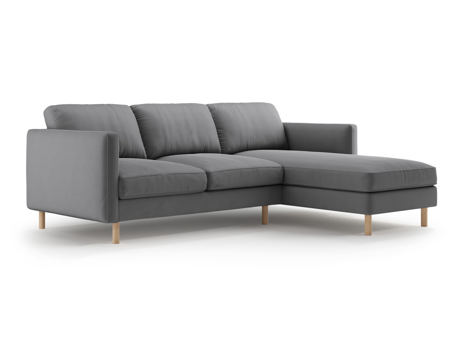 Ecksofa Delavie 104 (Paris Steel)