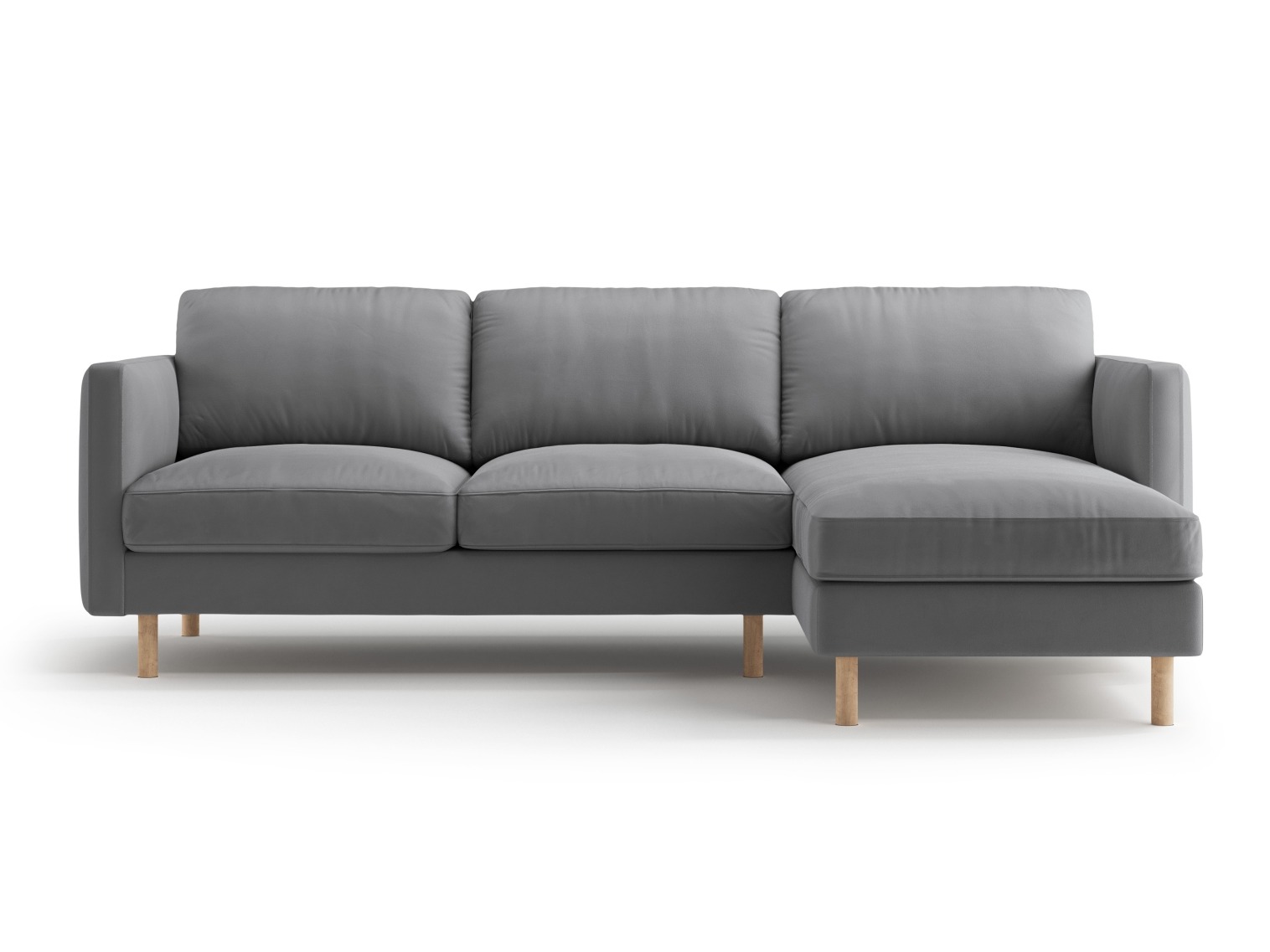 Ecksofa Delavie 104 (Paris Steel)