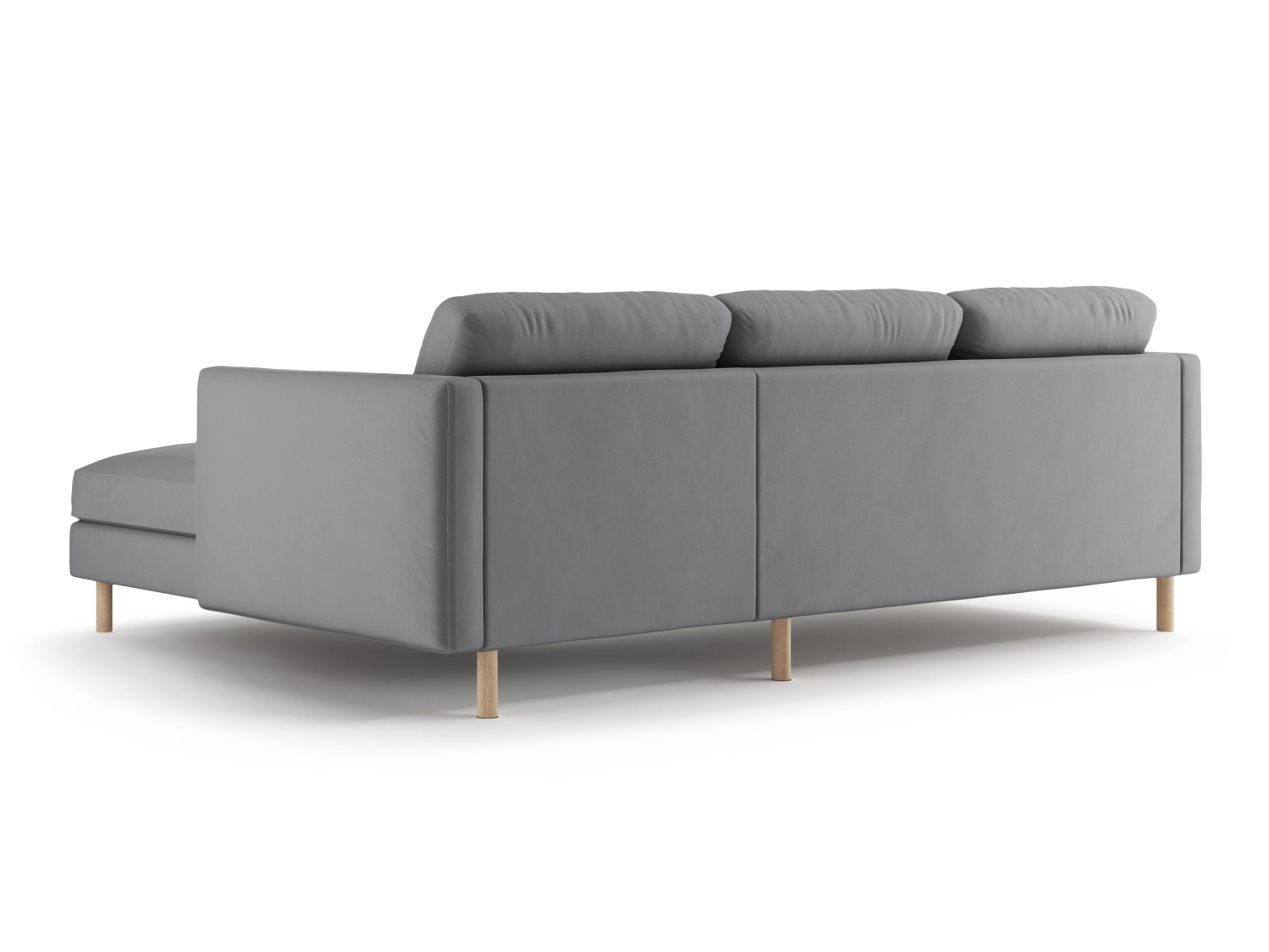 Ecksofa Delavie 104 (Paris Steel)