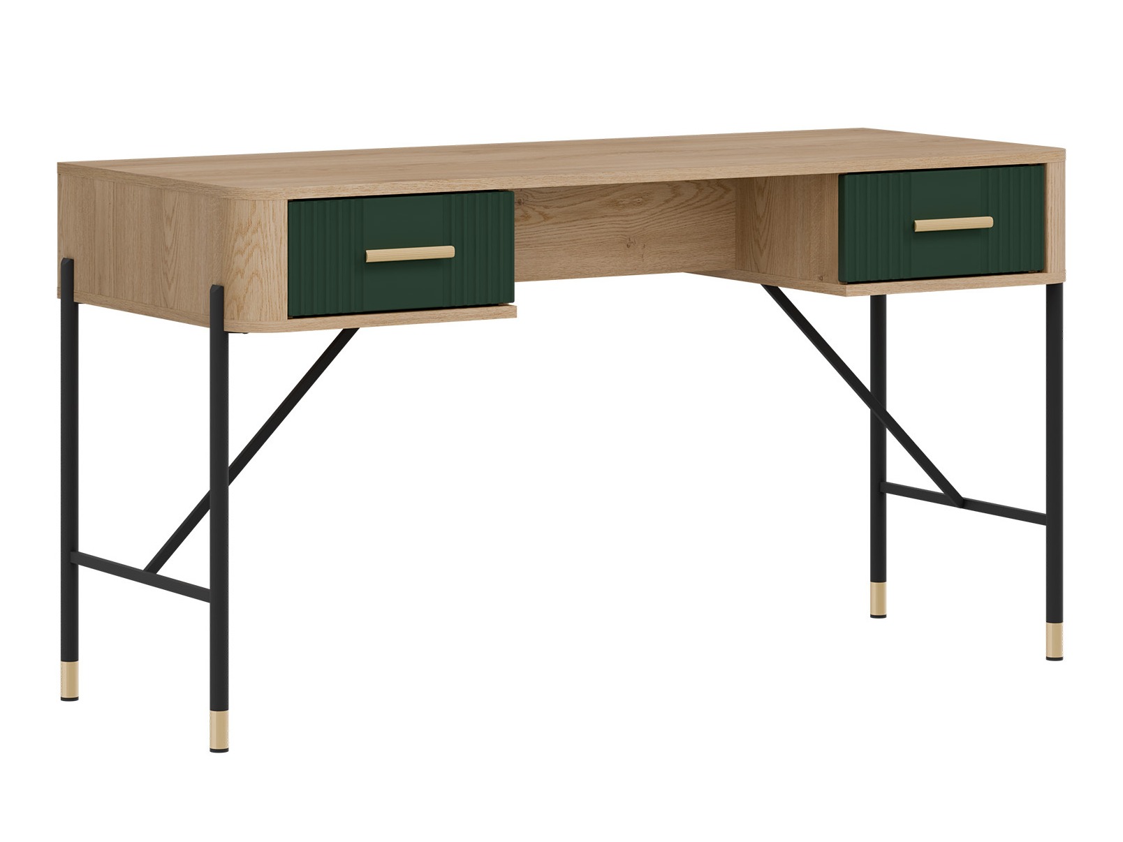 Bürotisch Flosora 144 (Grün)