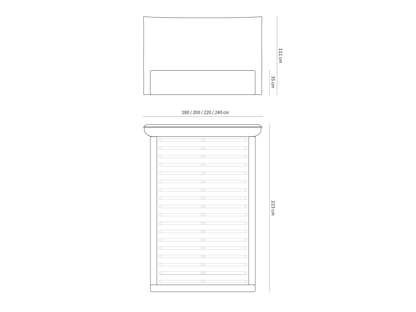 Bett Delflou 100 (Perfect Harmony 63)