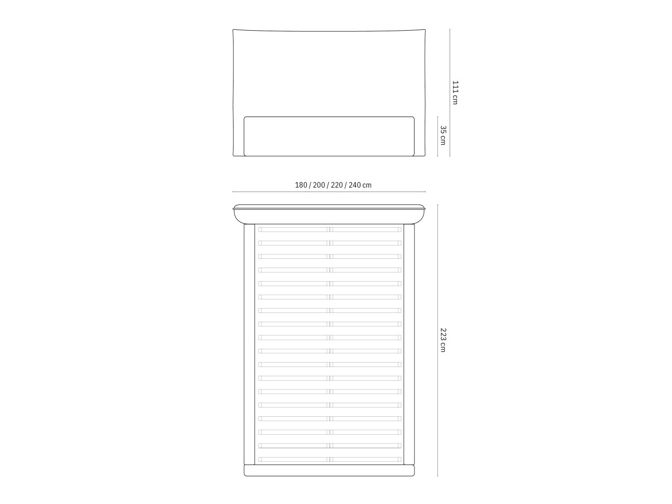 Bett Delflou 100 (Perfect Harmony 85)