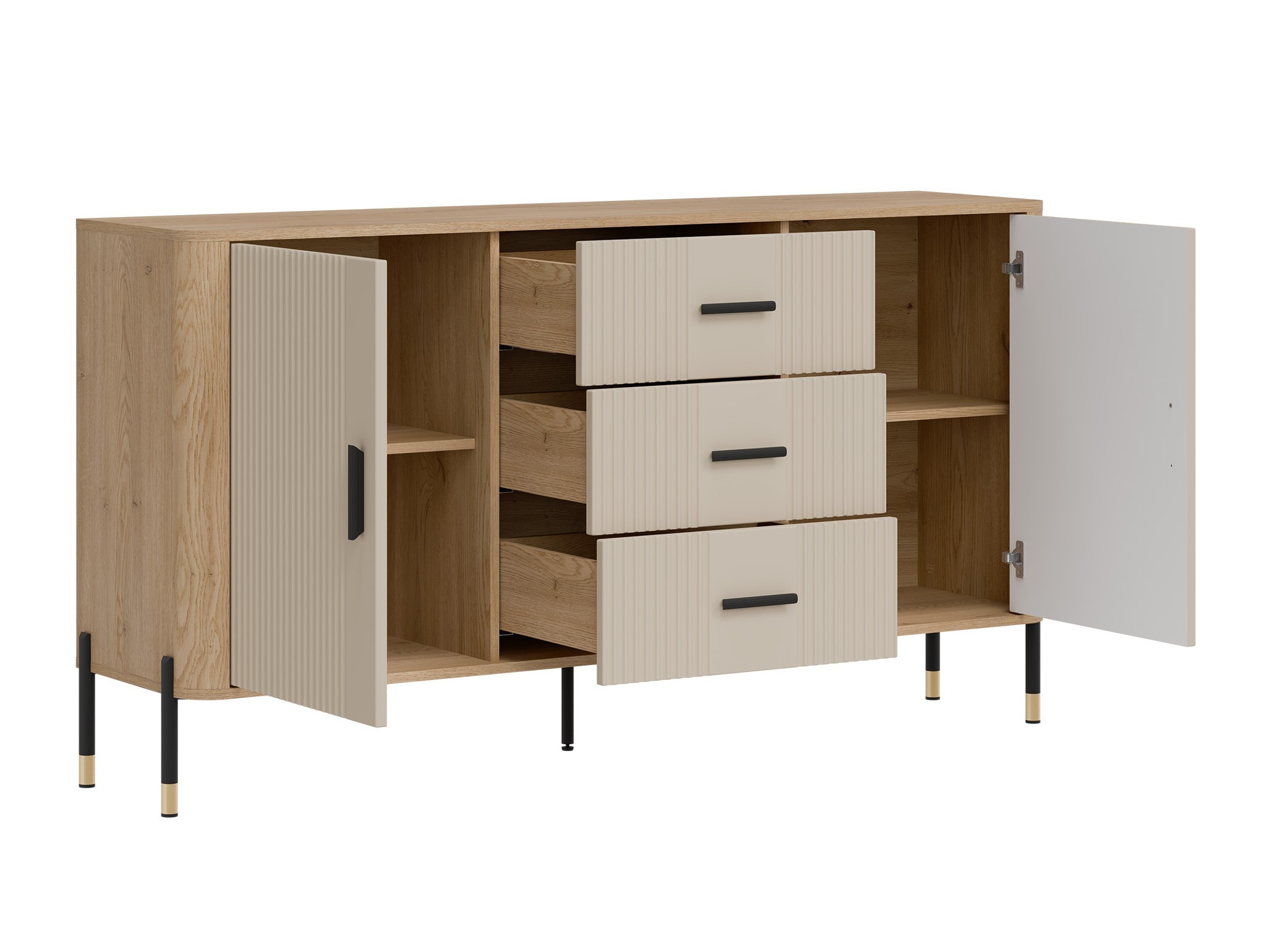 Wohnzimmer-Set Flosora 148 (Kaschmir)