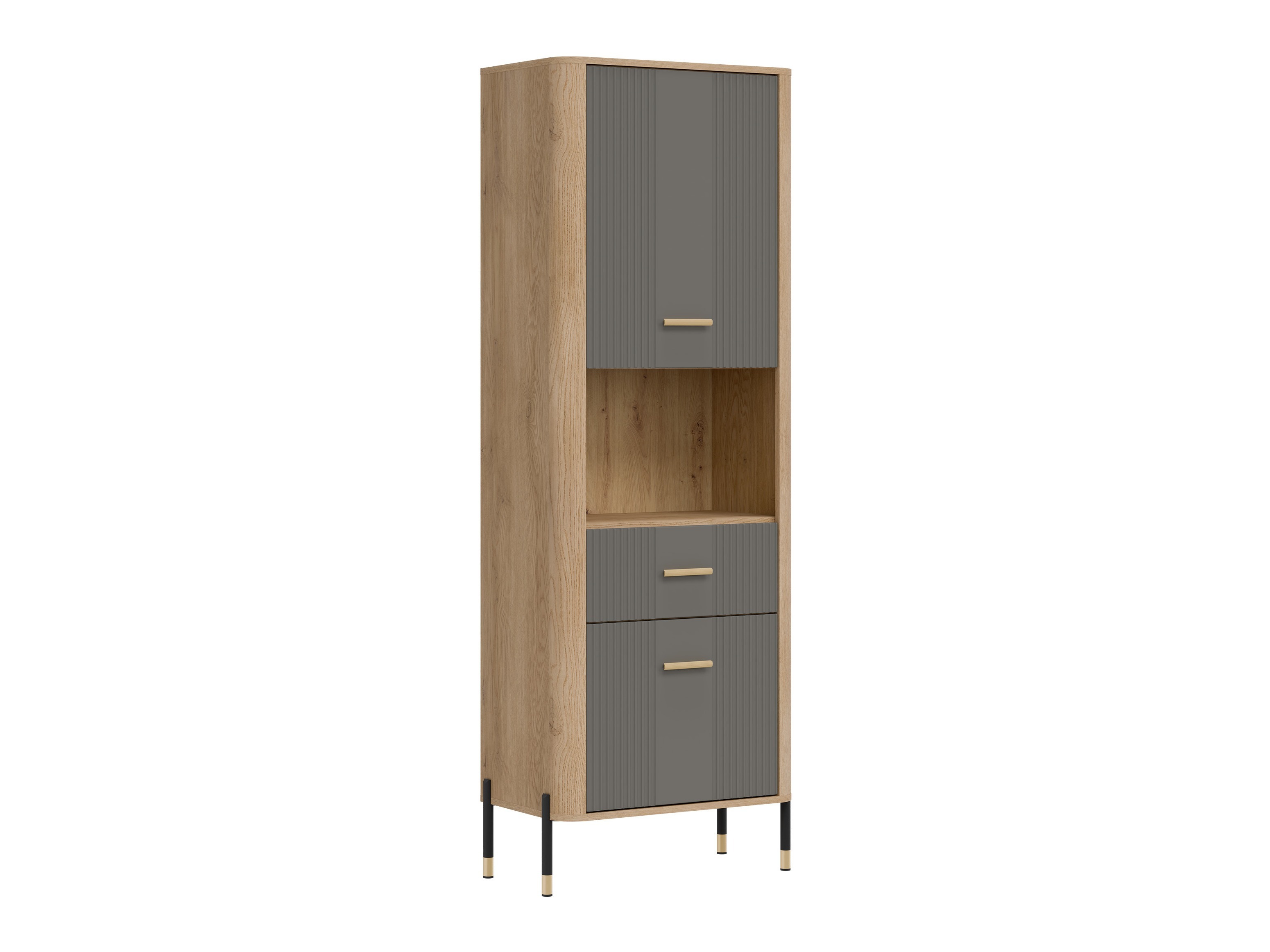 Wohnzimmer-Set Flosora 149 (Grau)