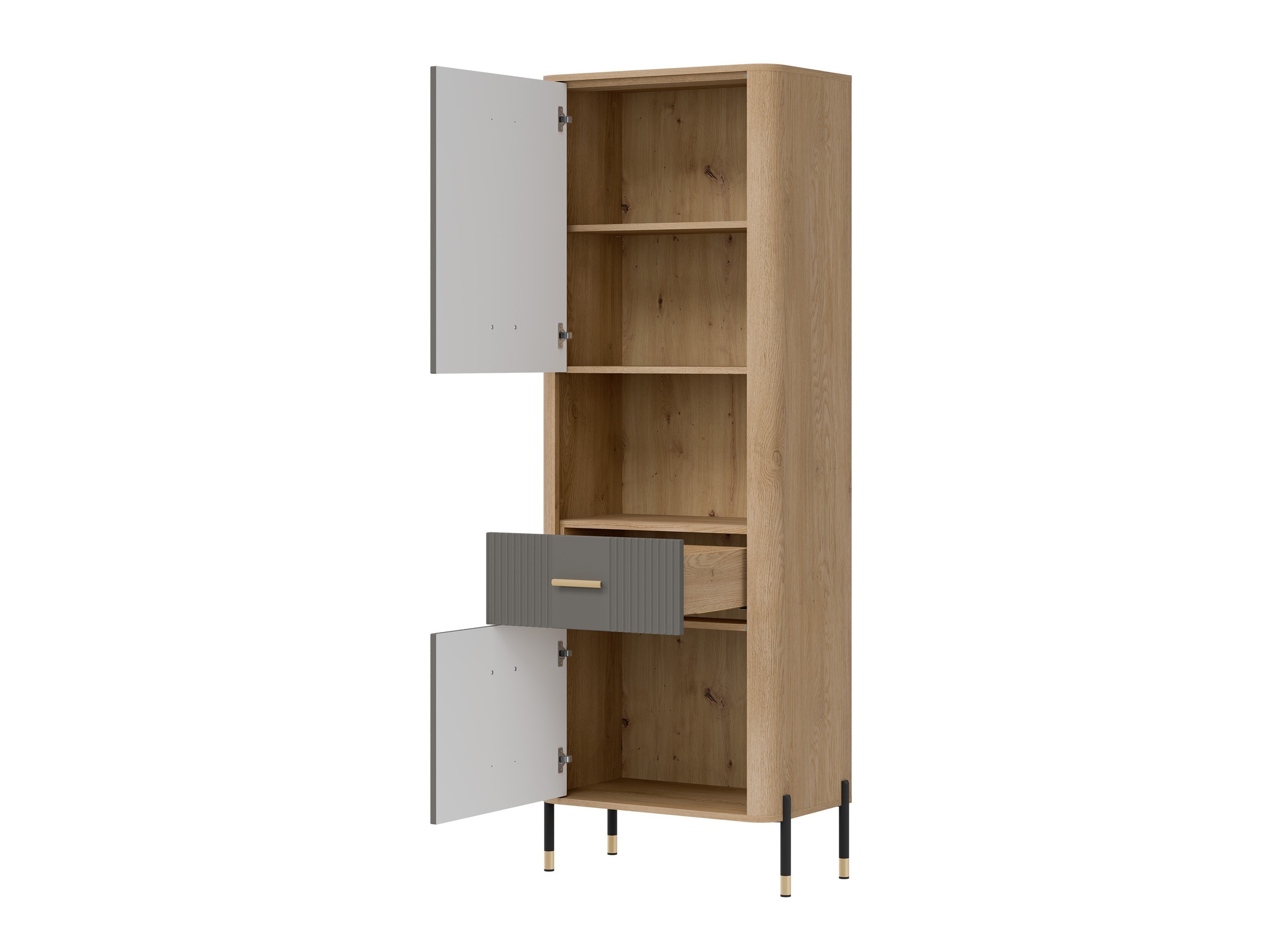 Wohnzimmer-Set Flosora 149 (Grau)