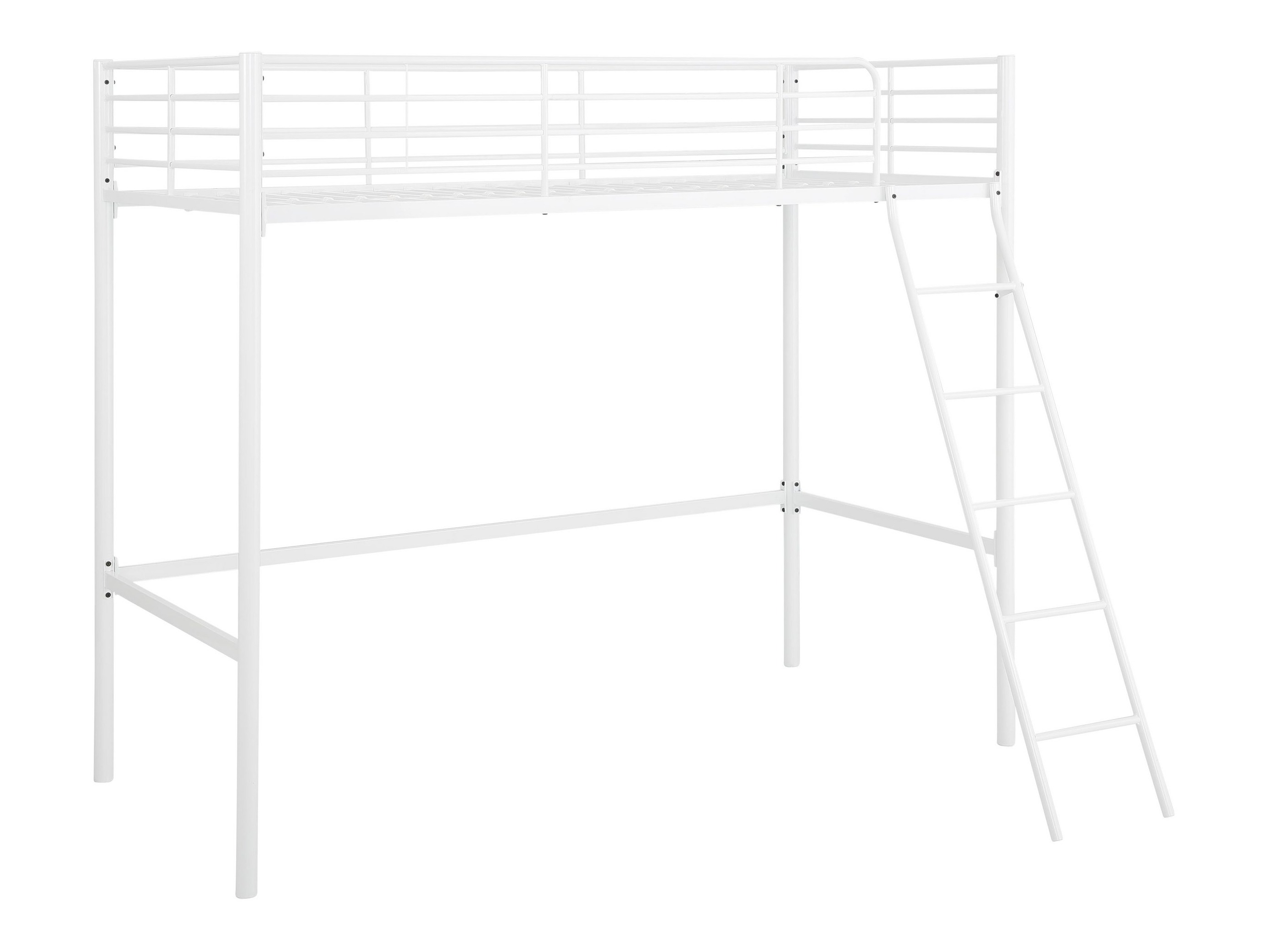 Hohes Bett Denton 1507 (Weiss)