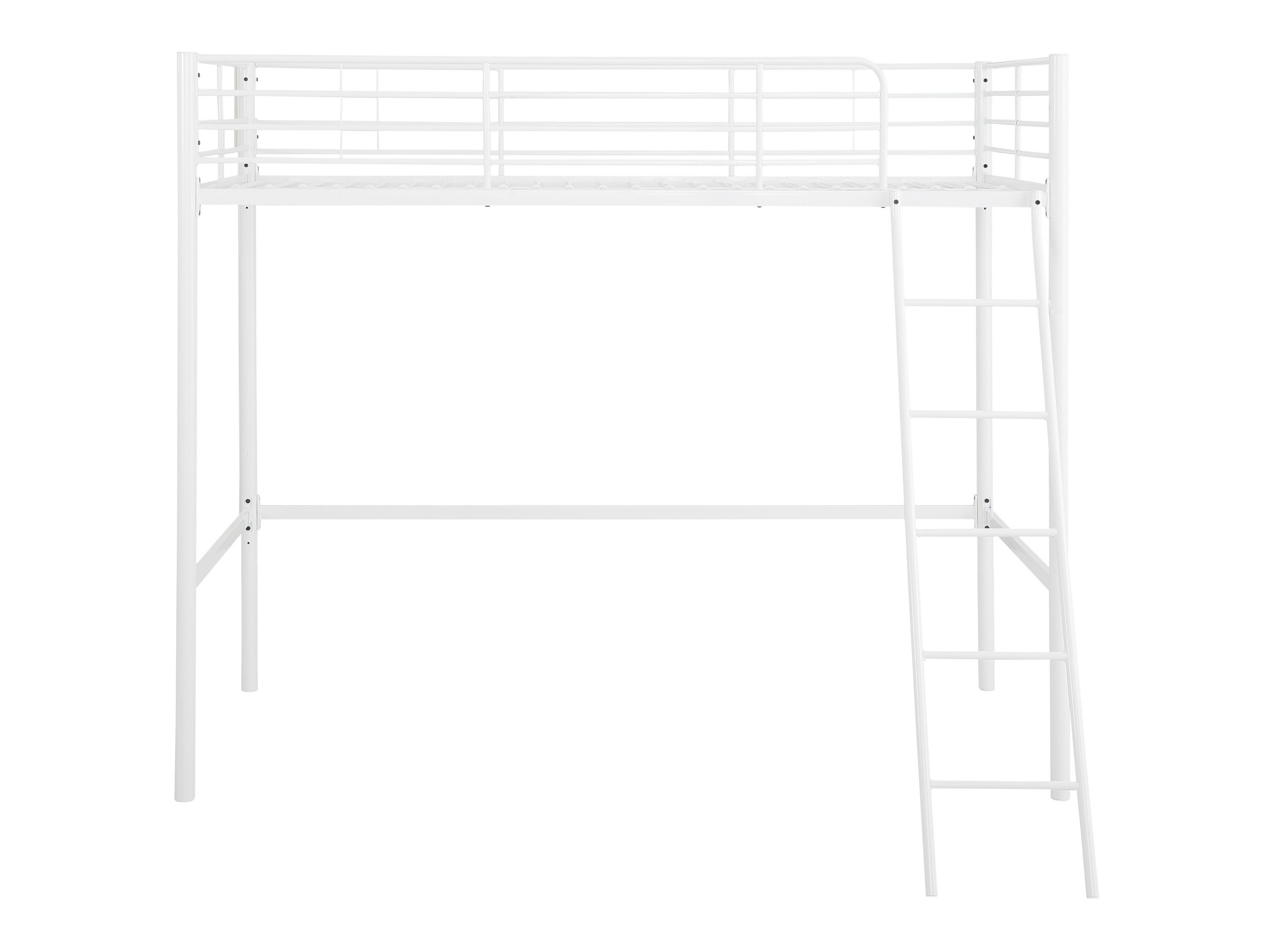 Hohes Bett Denton 1507 (Weiss)