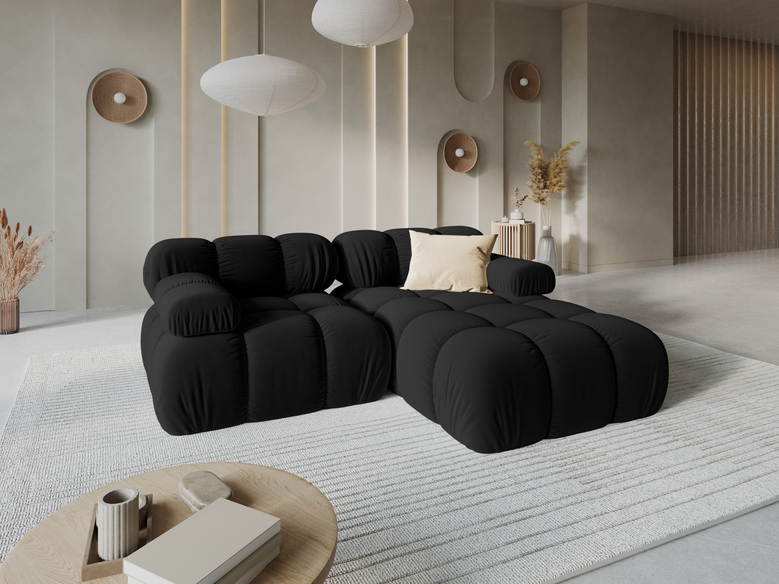 Modulares Ecksofa Caltenu 105 (Bluvel 19)