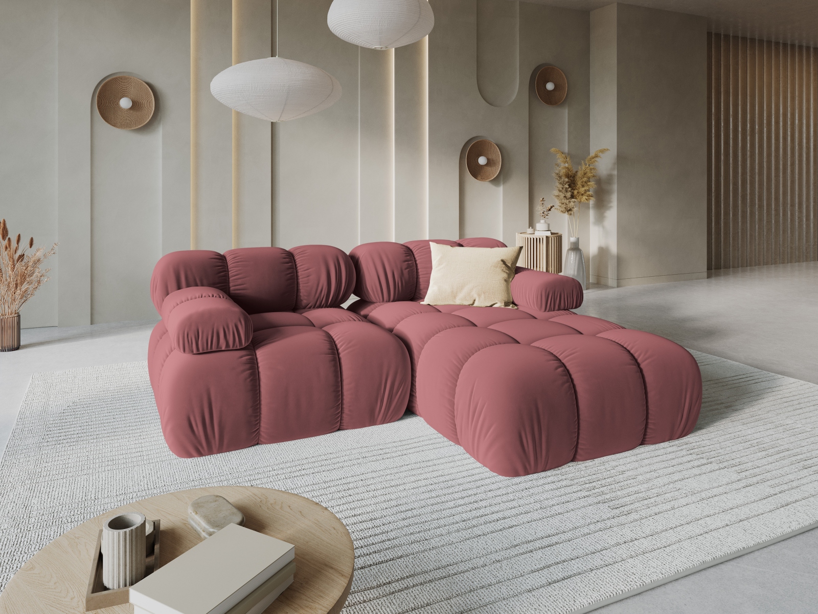 Modulares Ecksofa Caltenu 105 (Bluvel 52)