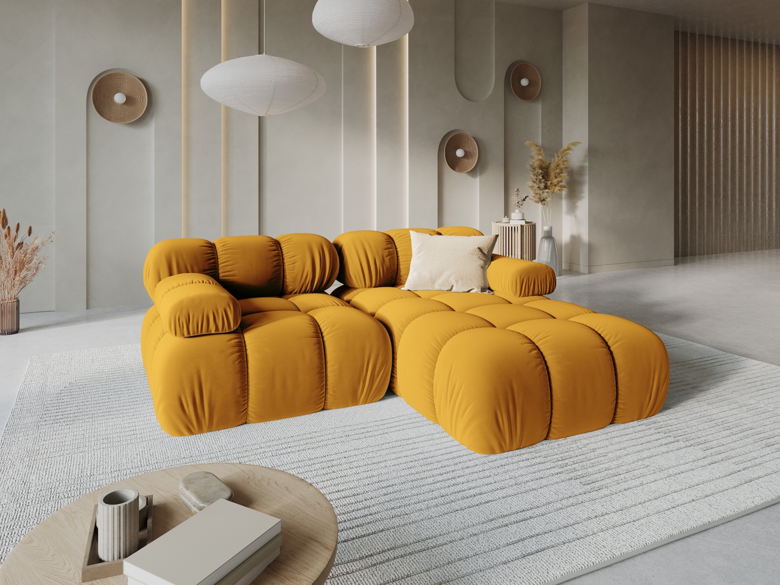 Modulares Ecksofa Caltenu 105 (Bluvel 68)