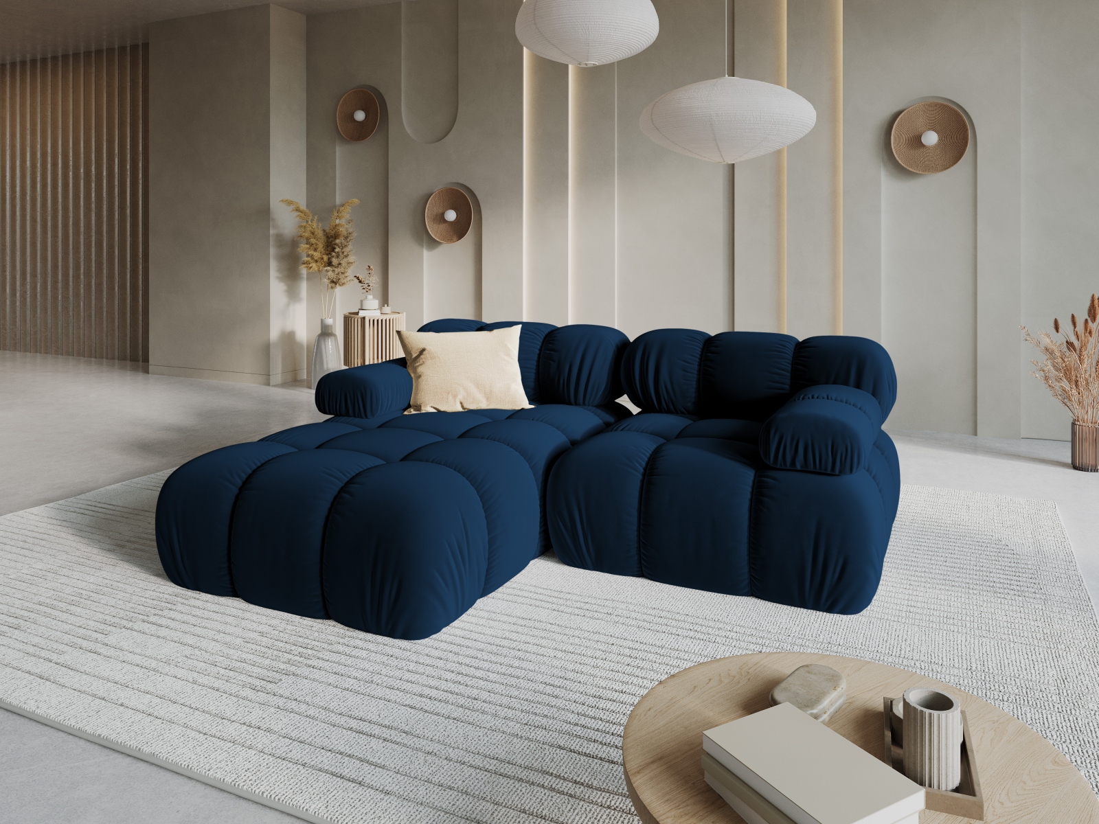 Modulares Ecksofa Caltenu 105 (Bluvel 86)
