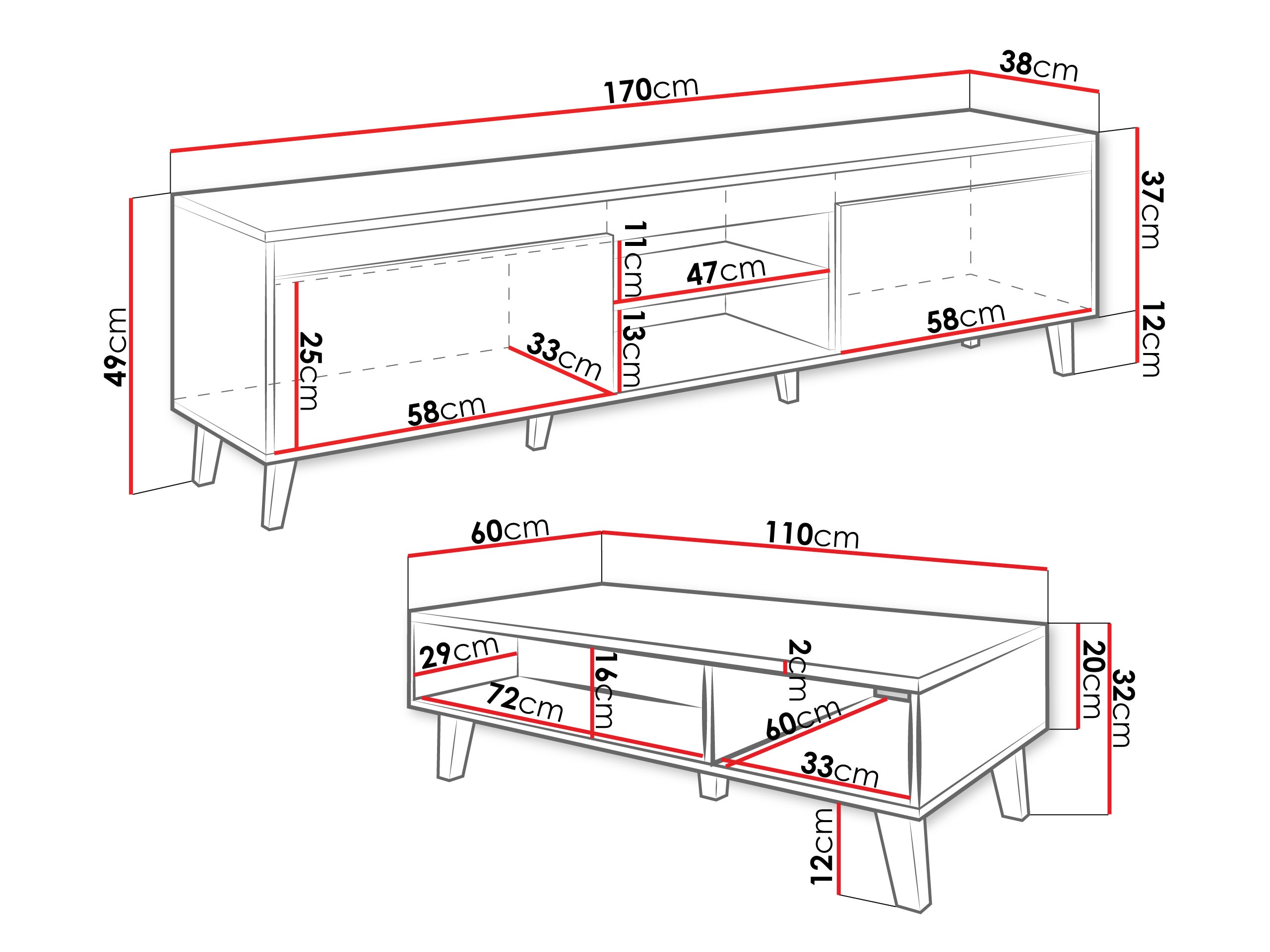 Wohnzimmer-Sets Munus I
