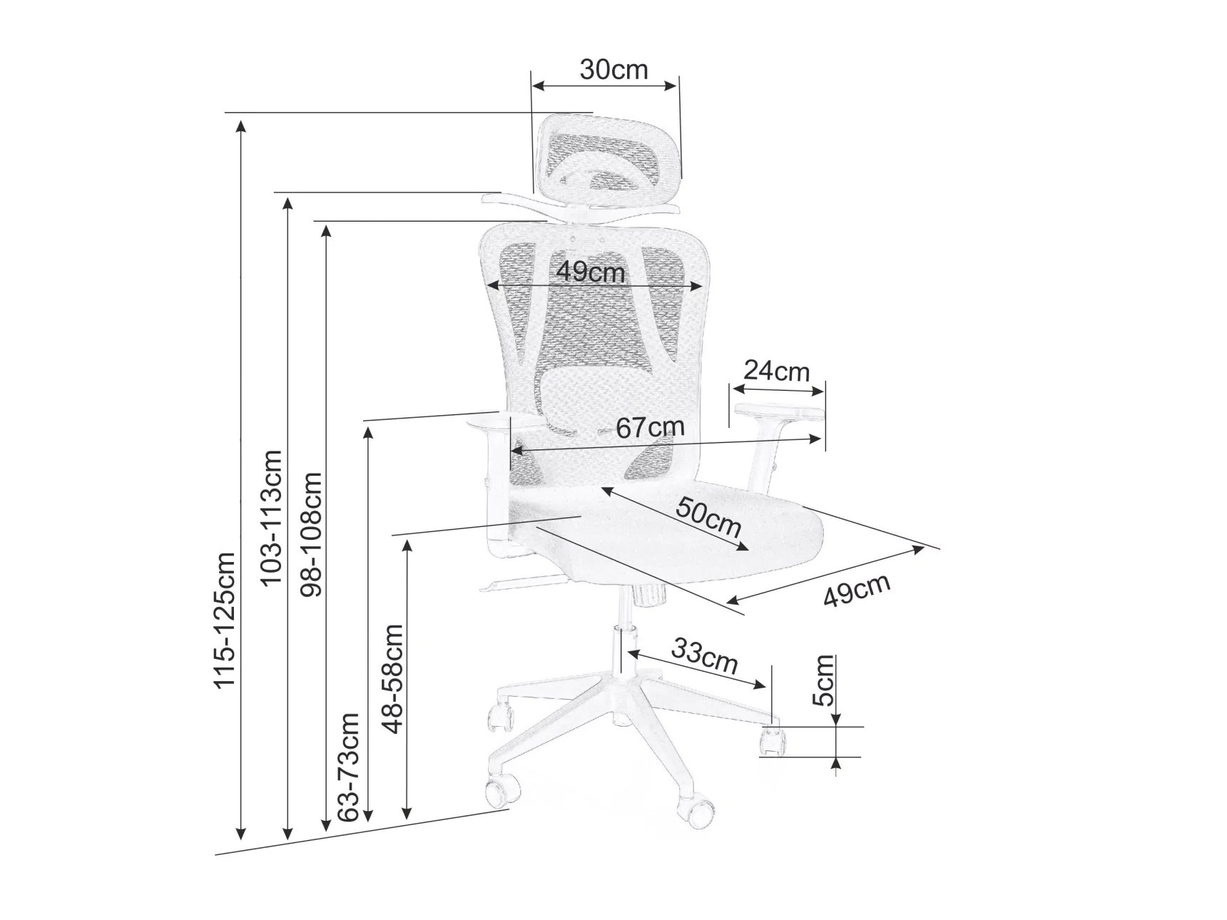 Bürostuhl Detroit 896