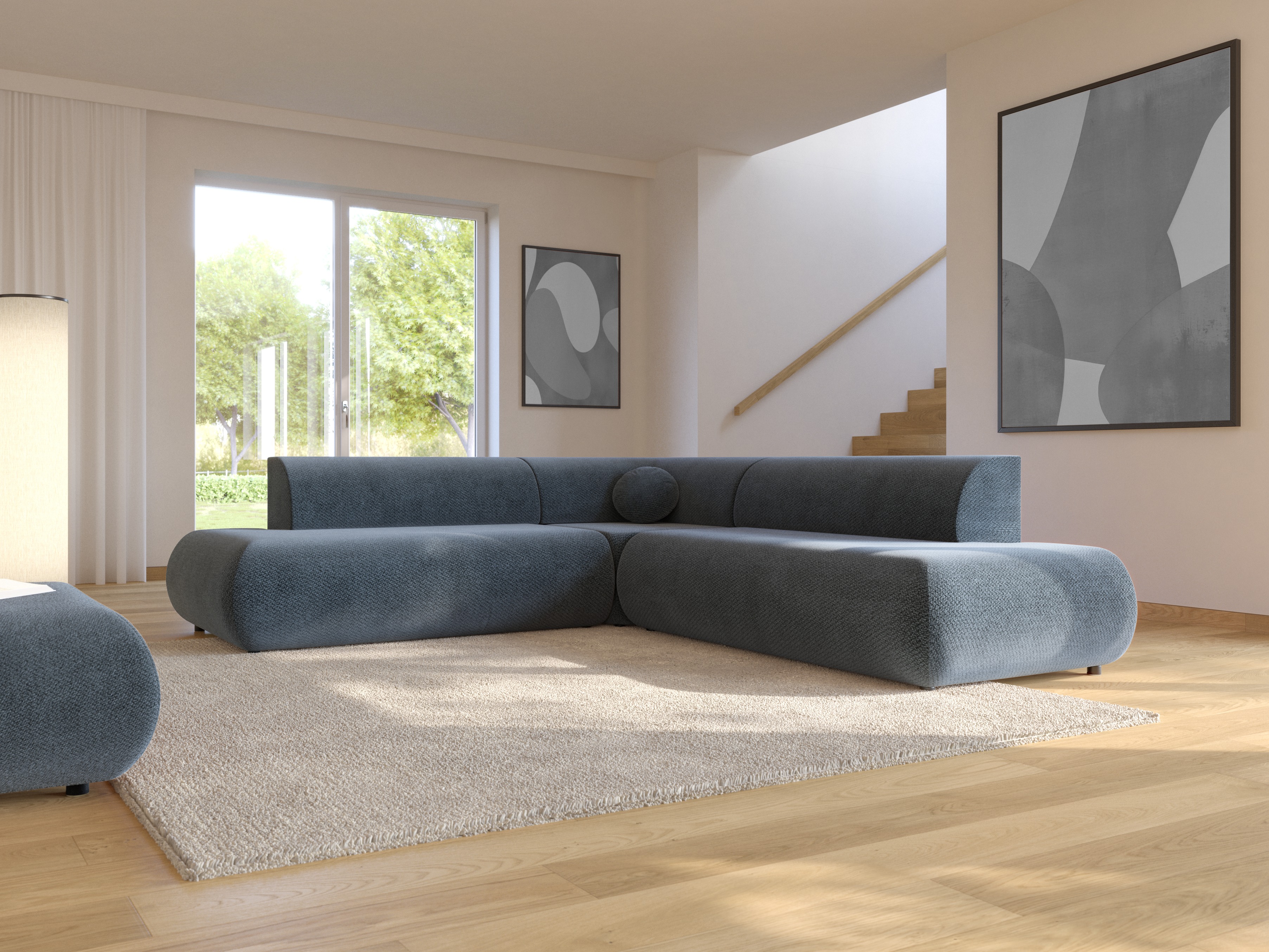 Ecksofa Kingston 186 (Vinci 88)