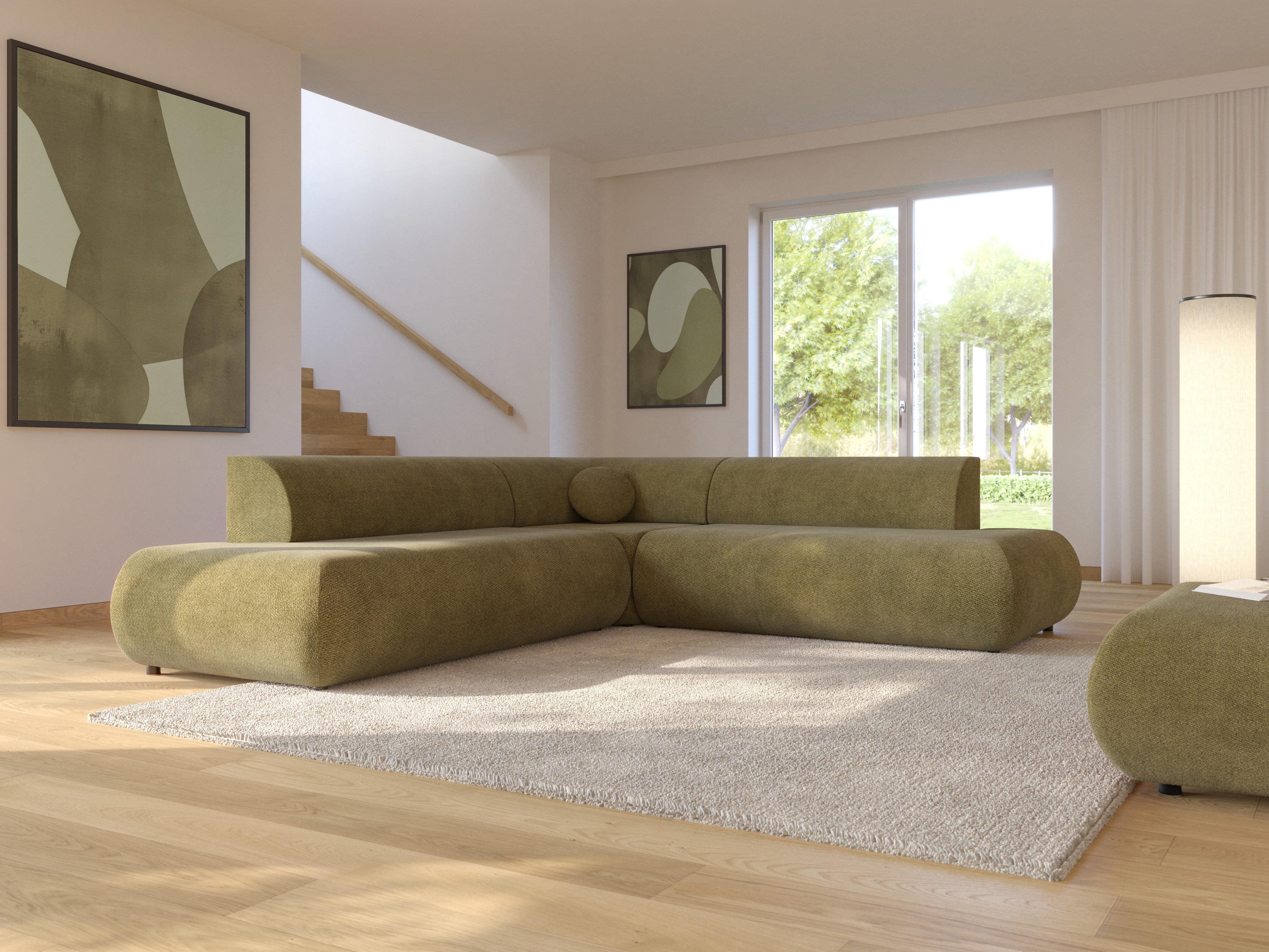 Ecksofa Kingston 186 (Vinci 75)