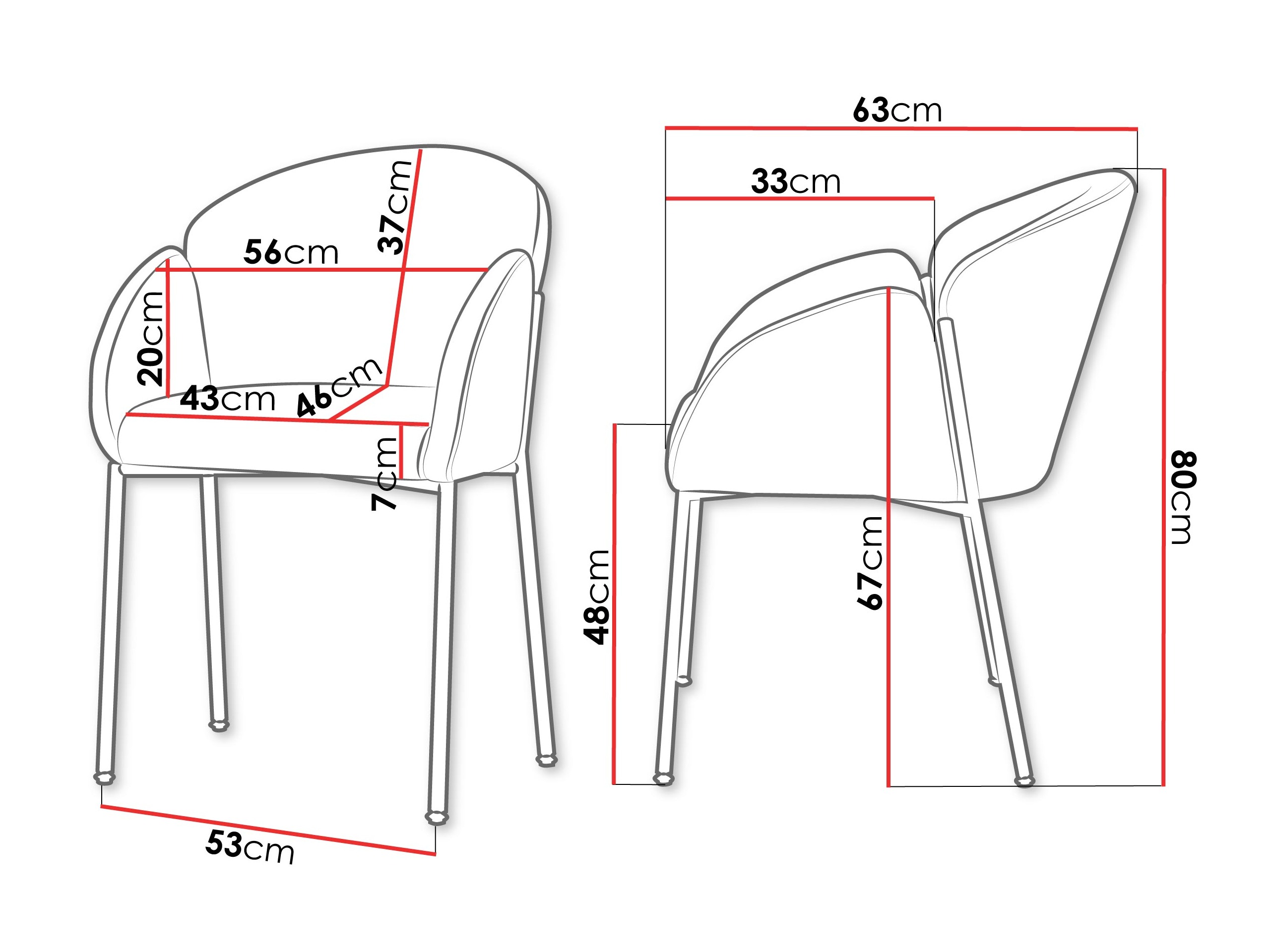 Stuhl Comfivo Hilaritas XVI (Schwarz)