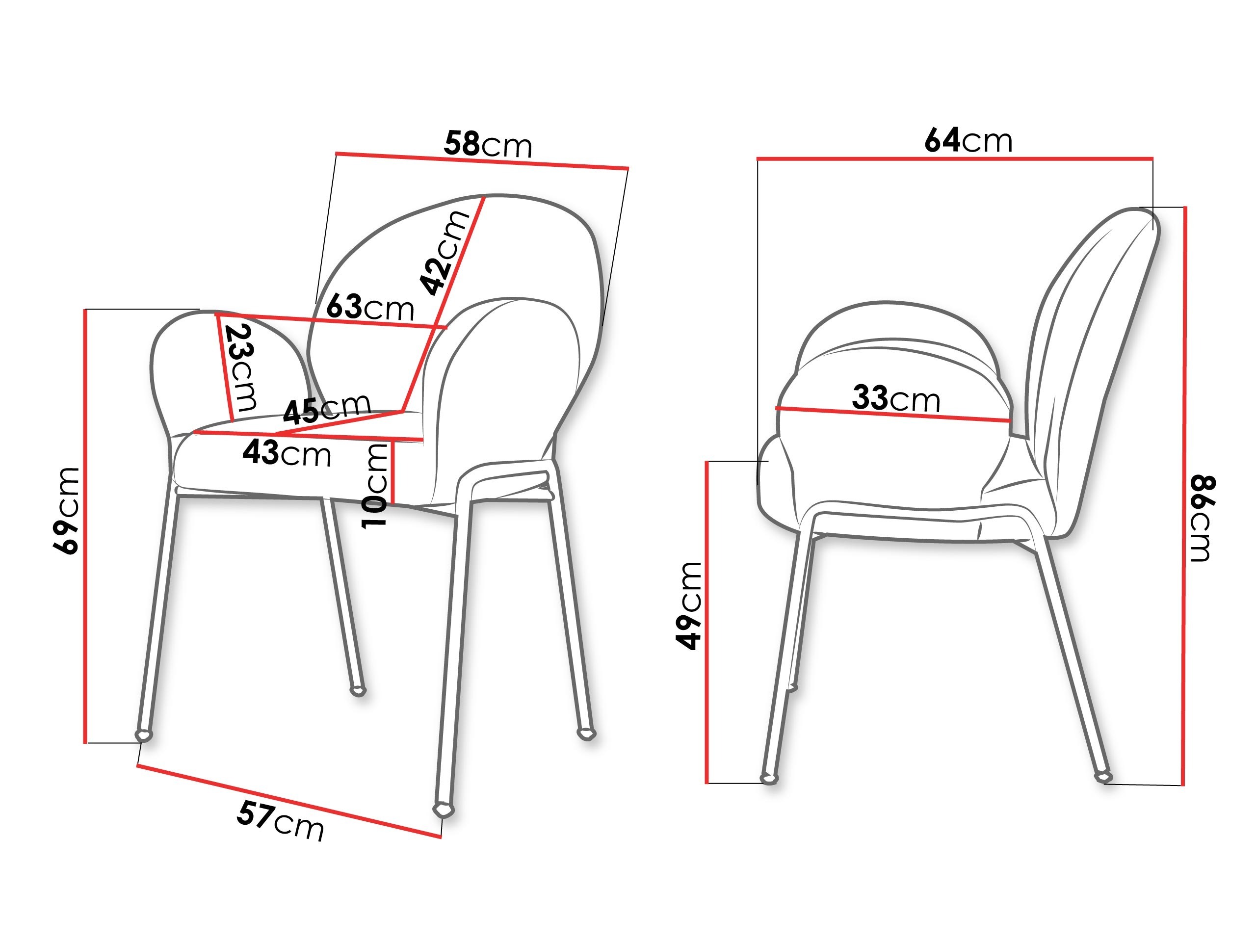 Stuhl Comfivo Hilaritas XVIII (Grau)