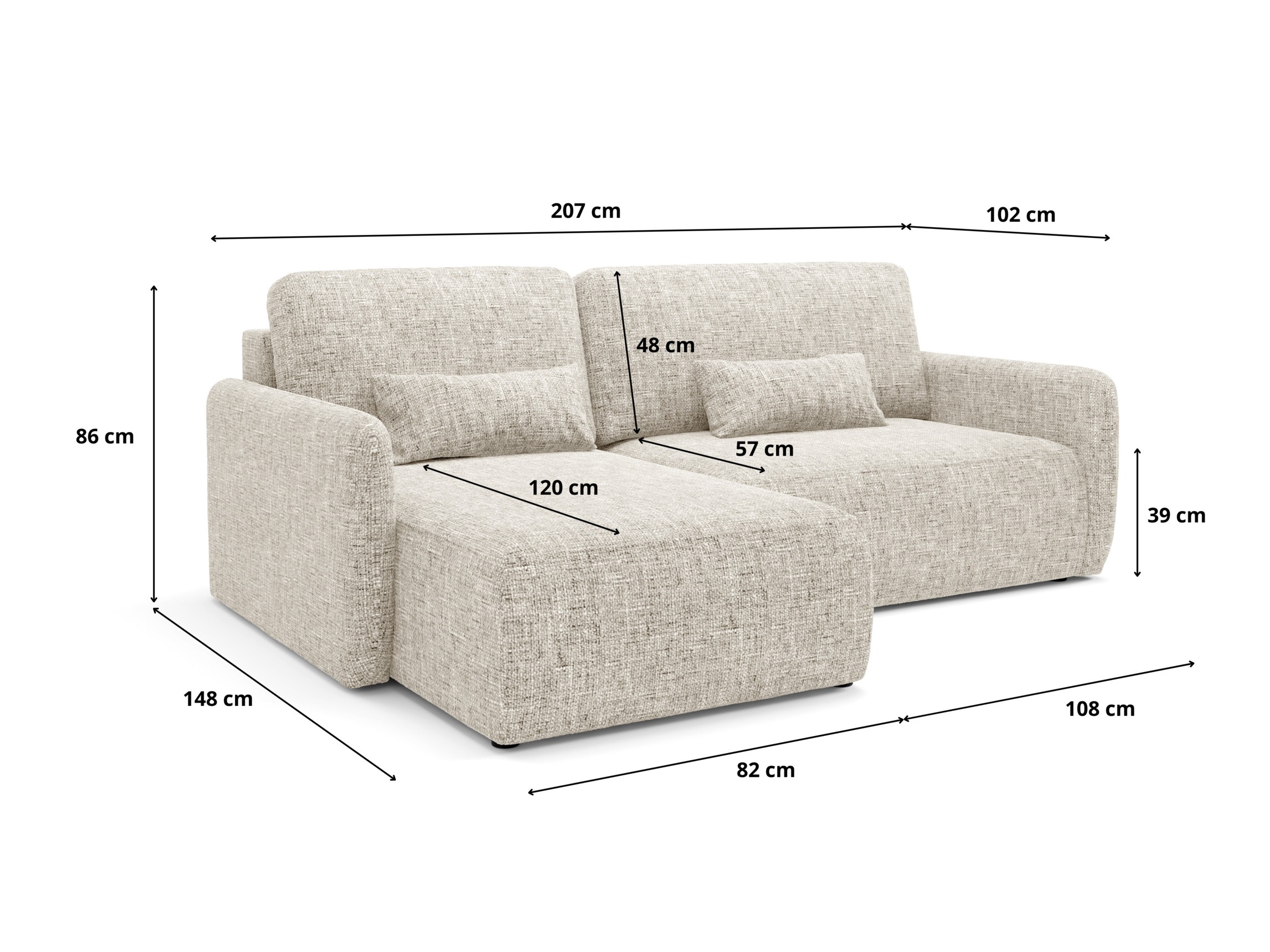 Ecksofa Franklin 107 (Imo 05)
