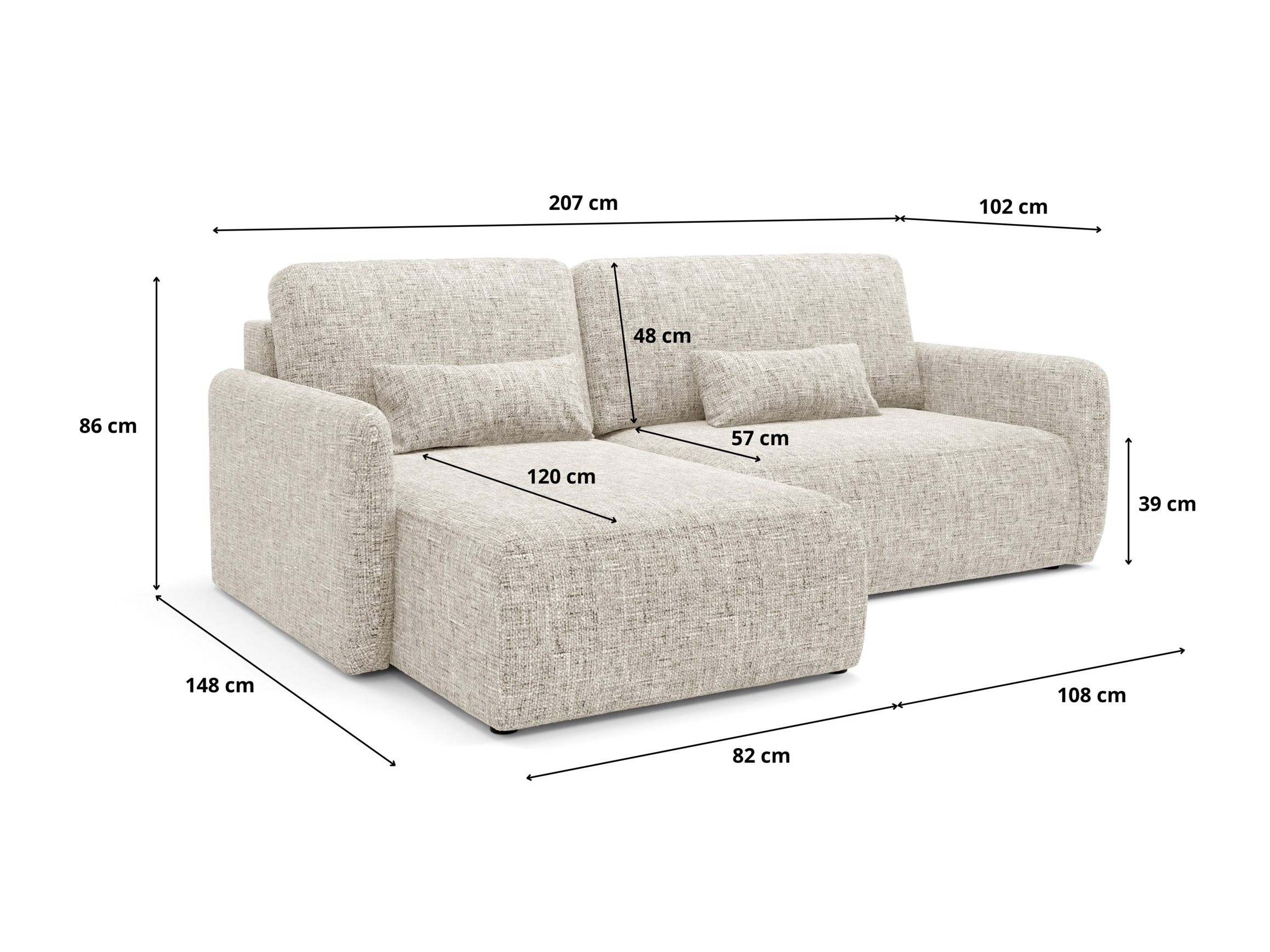 Ecksofa Franklin 107 (Imo 20)