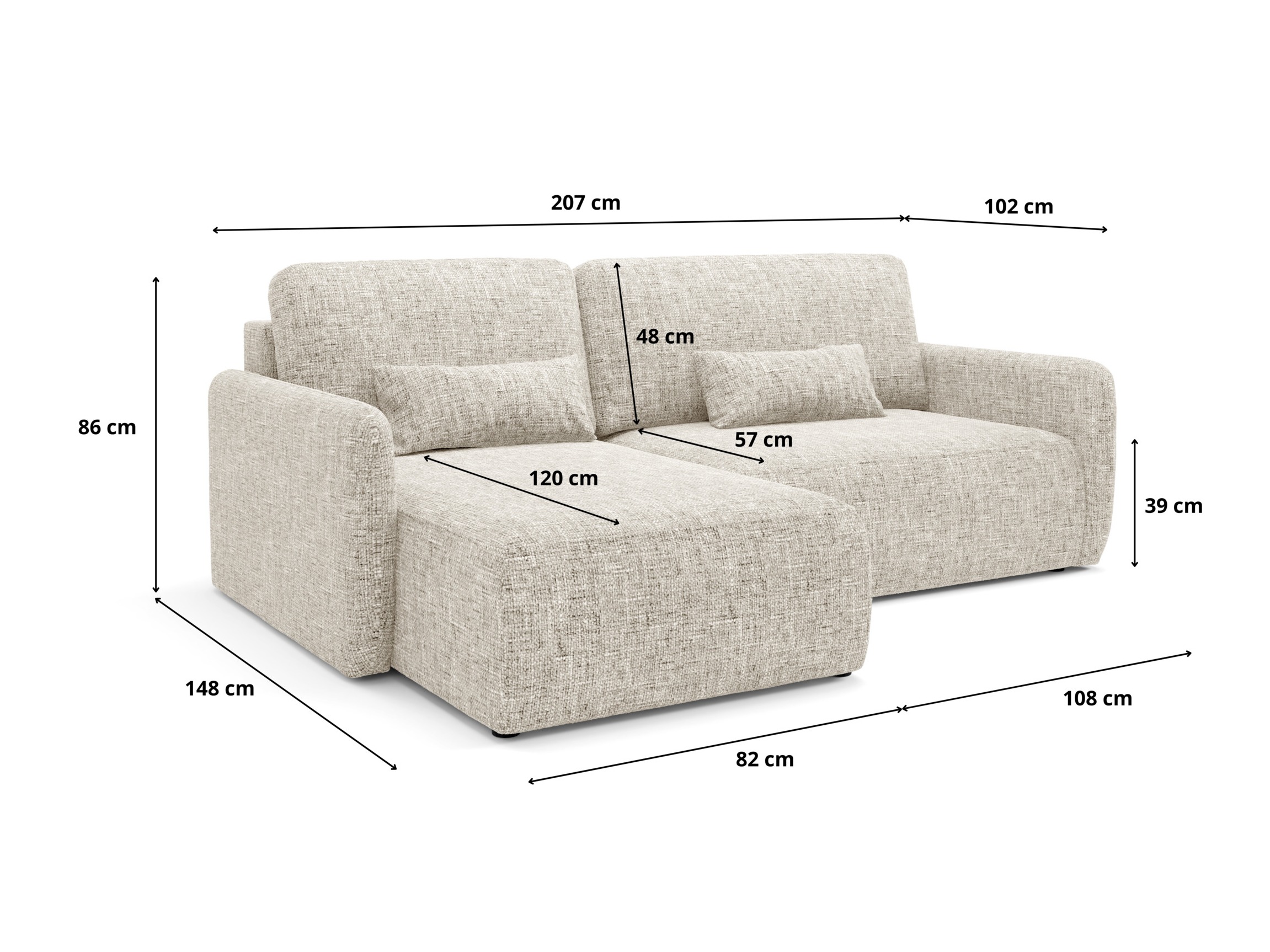 Ecksofa Franklin 107 (Imo 25)