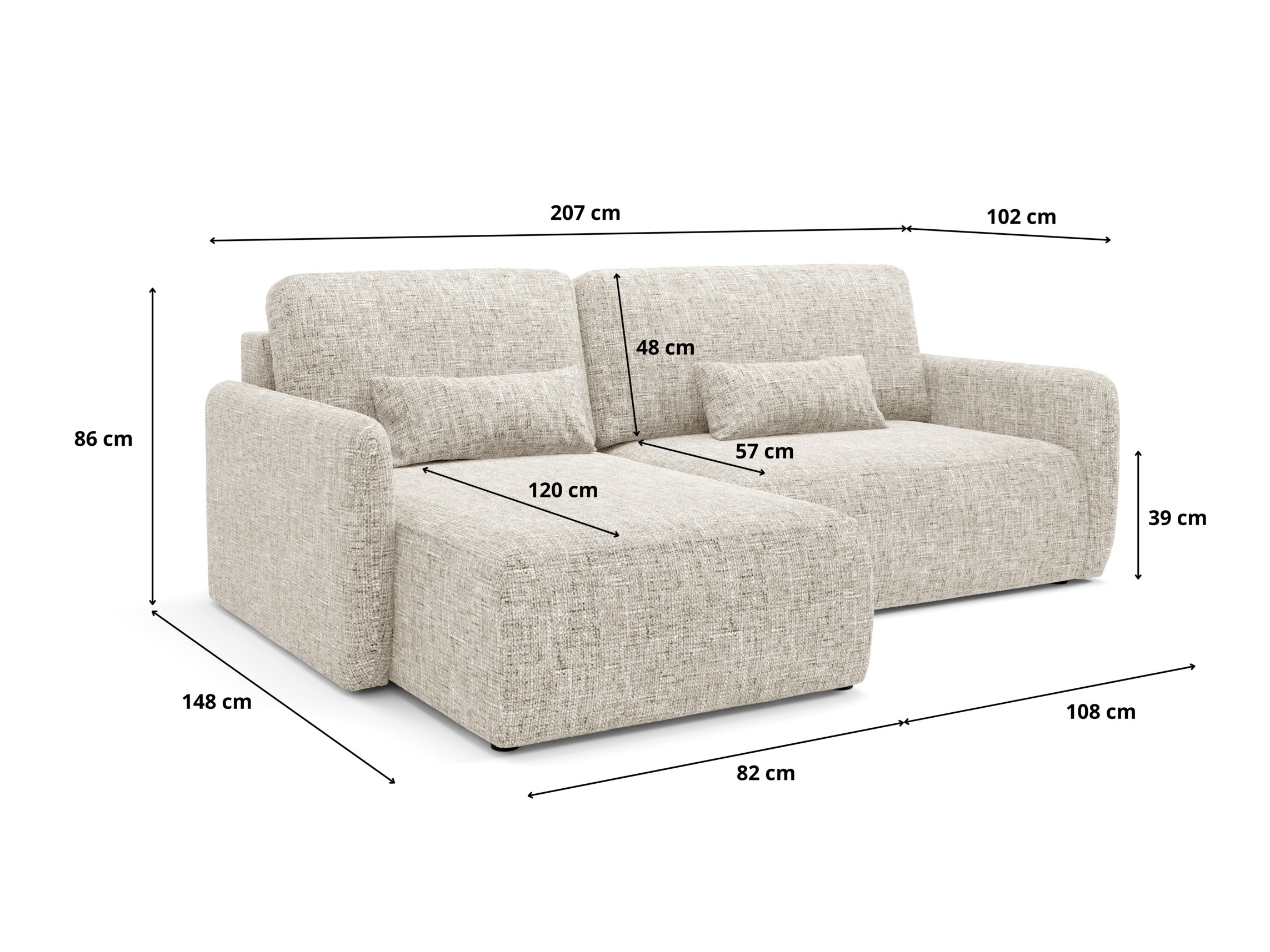 Ecksofa Franklin 107 (Imo 35)