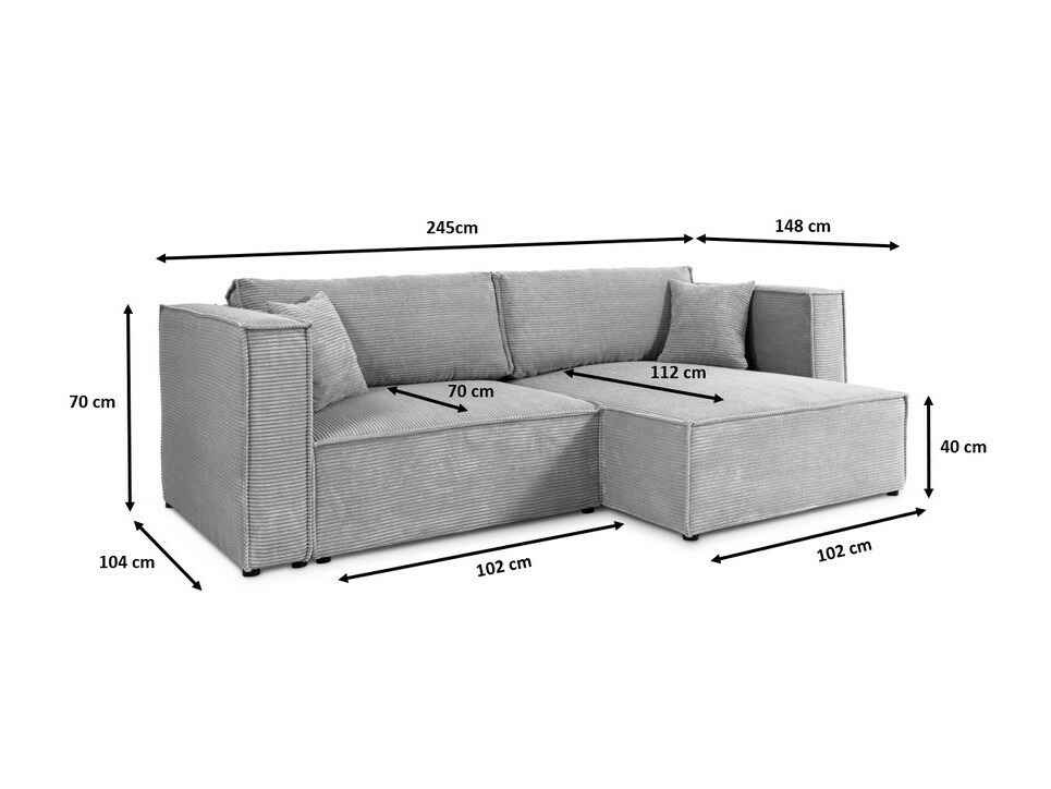 Ecksofa Franklin 111 (Poso 135)