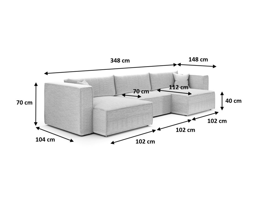 Ecksofa Franklin 114 (Poso 135)
