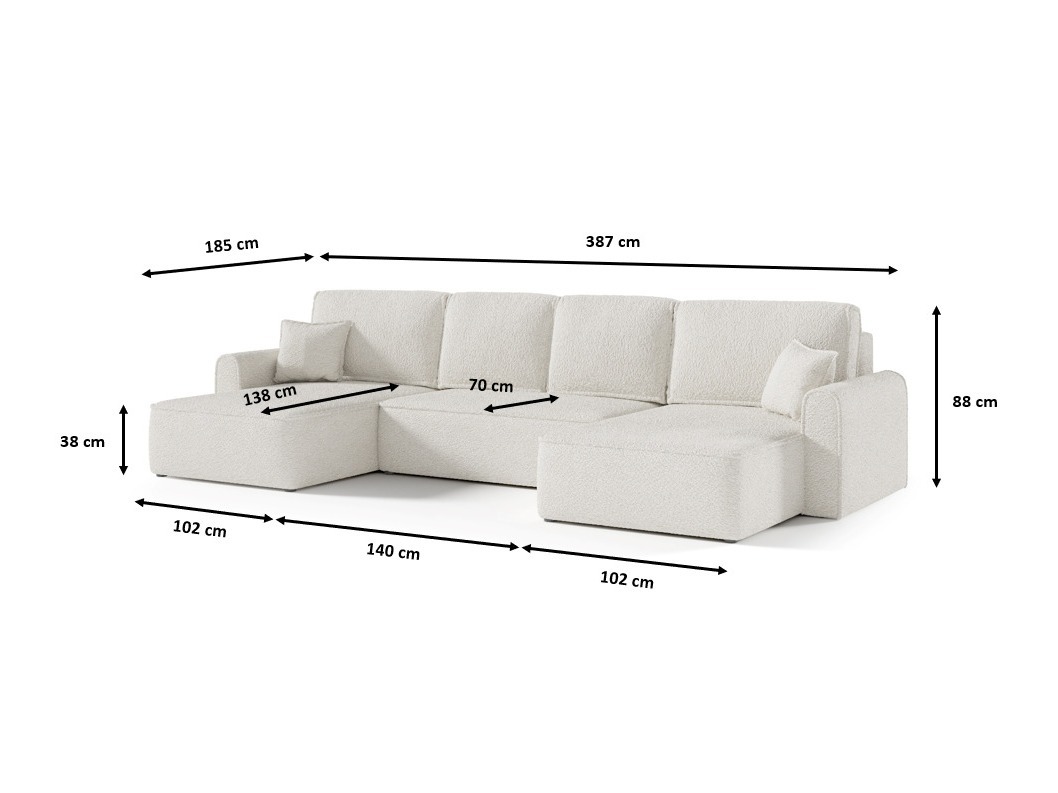 Ecksofa Franklin 129 (Abriamo 07)