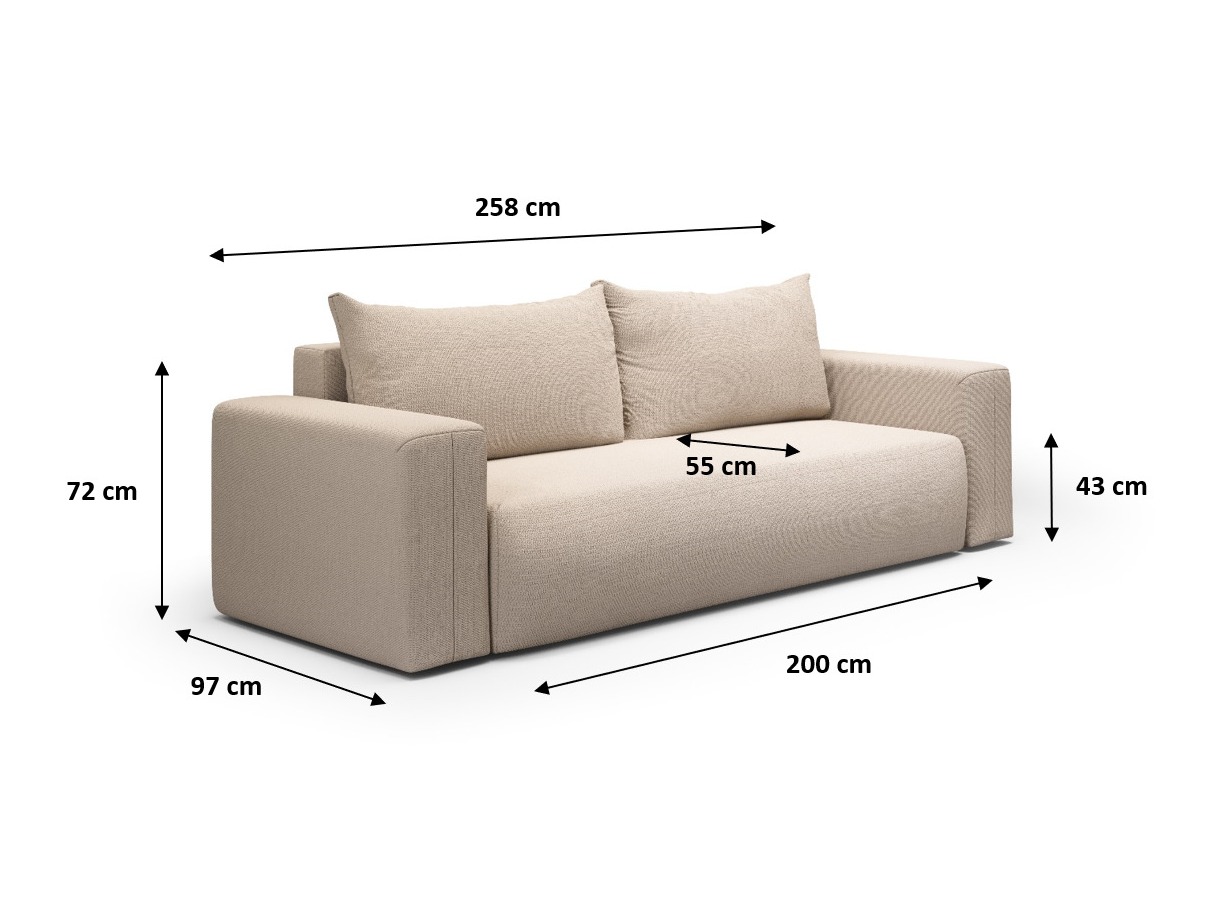Schlafsofa Lirdomo 103 (Aragon 01)