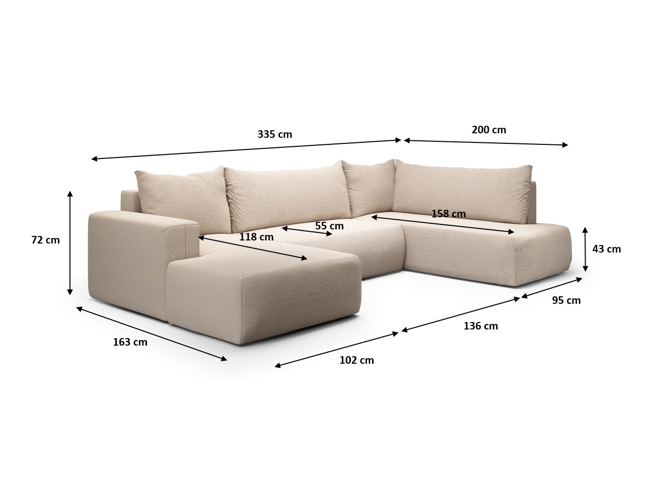 Ecksofa Lirdomo 101 (Aragon 80)