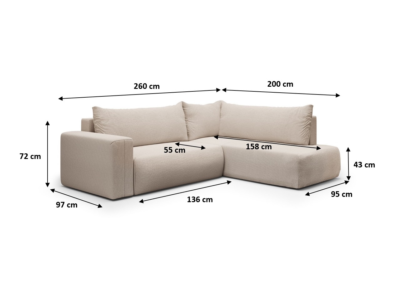 Ecksofa Lirdomo 102 (Aragon 79)