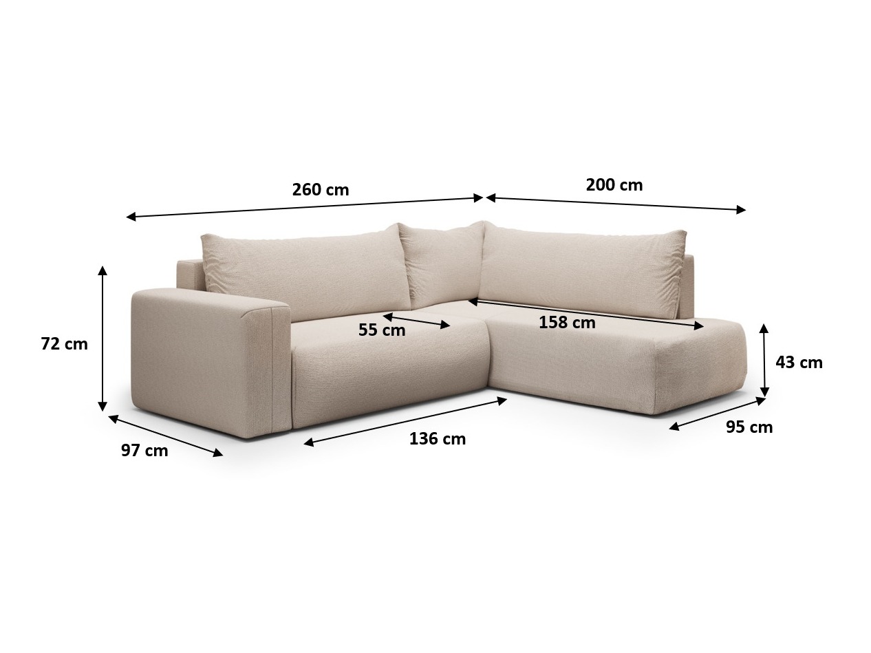 Ecksofa Lirdomo 102 (Aragon 93)
