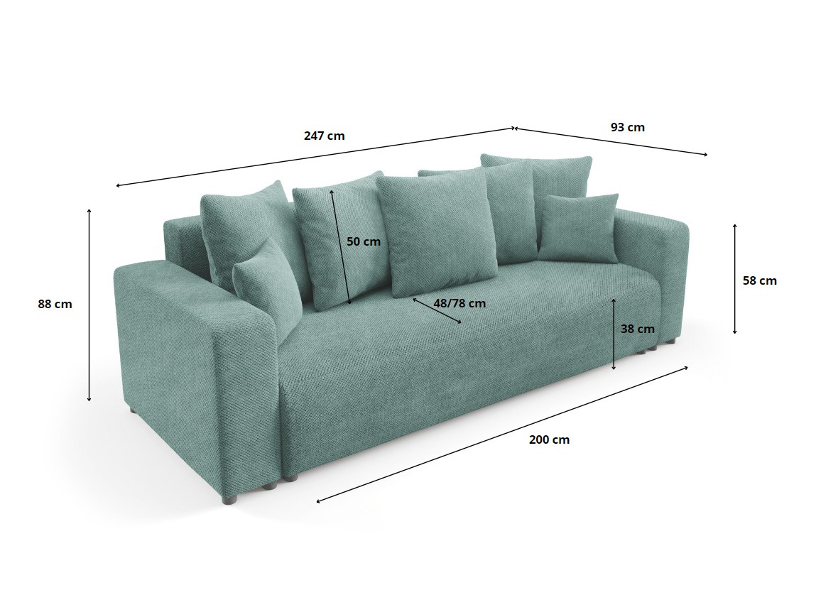 Schlafsofa Franklin 138 (Onega 01)