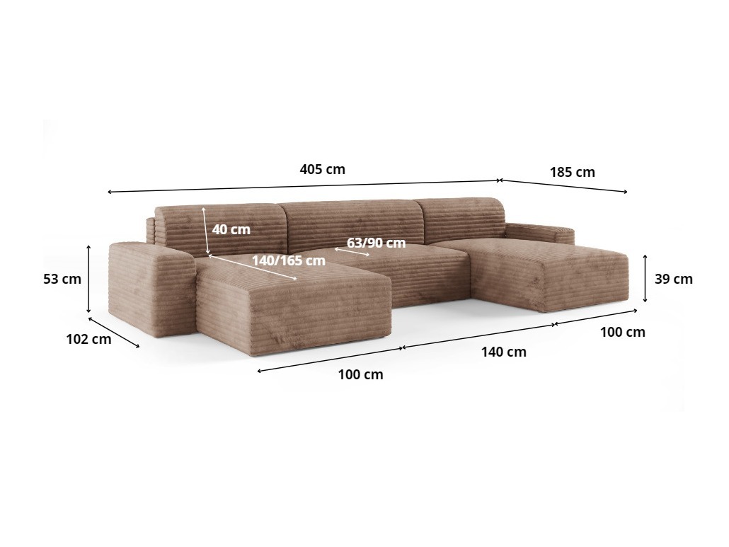 Ecksofa Franklin 143 (Tilia 77)